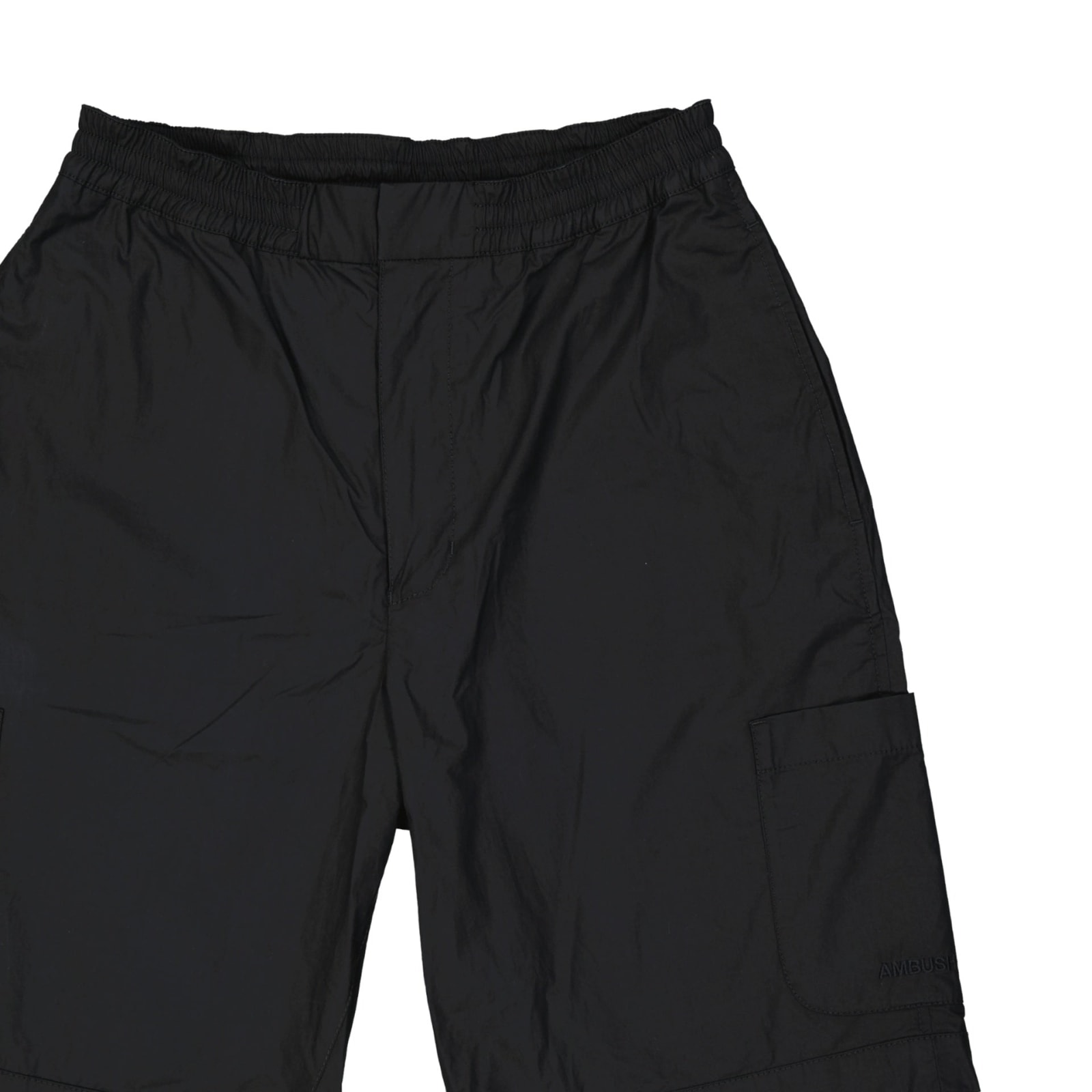 Shop Ambush Cotton Shorts In Black