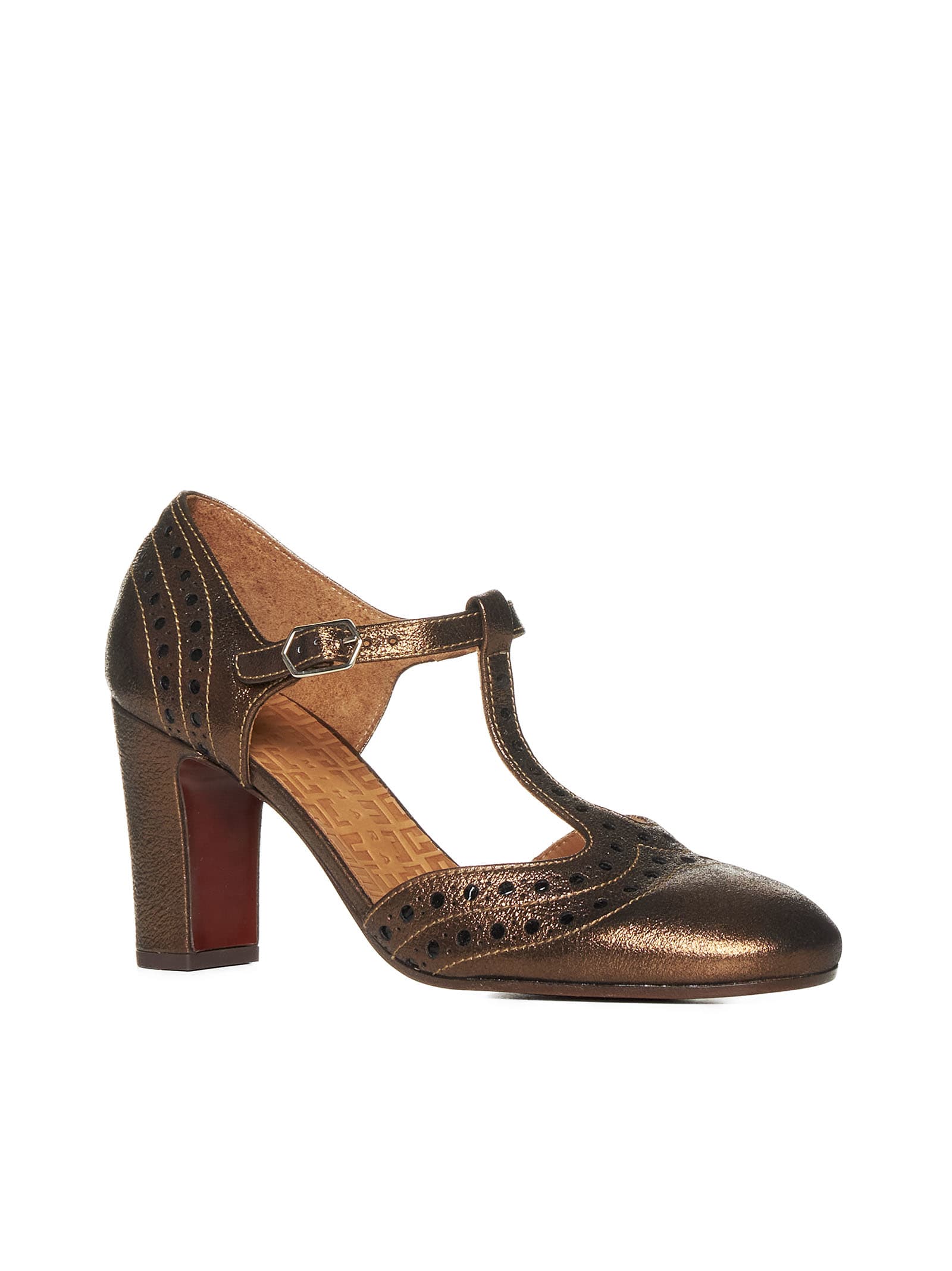 Shop Chie Mihara High-heeled Shoe In Negro Peach Bronce