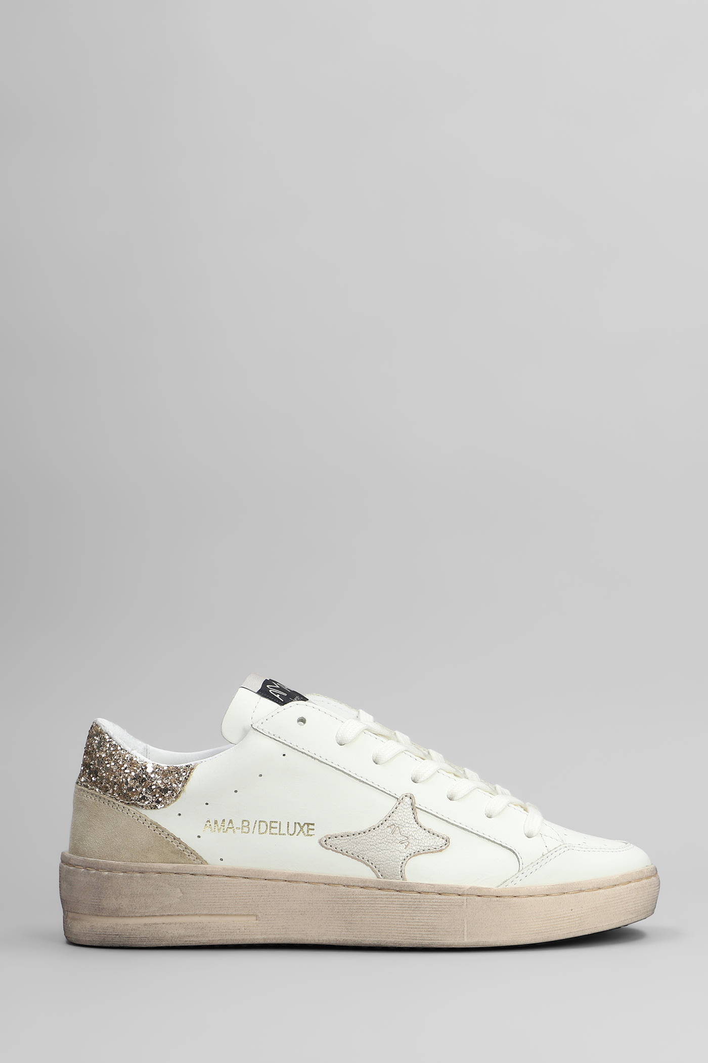 Sneakers In White Leather