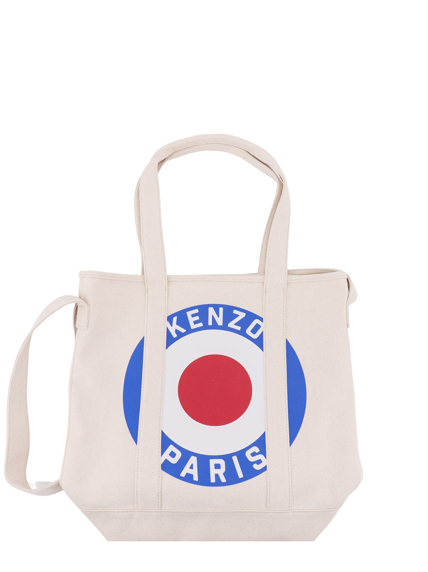 Shop Kenzo Shoulder Bag In Ecru