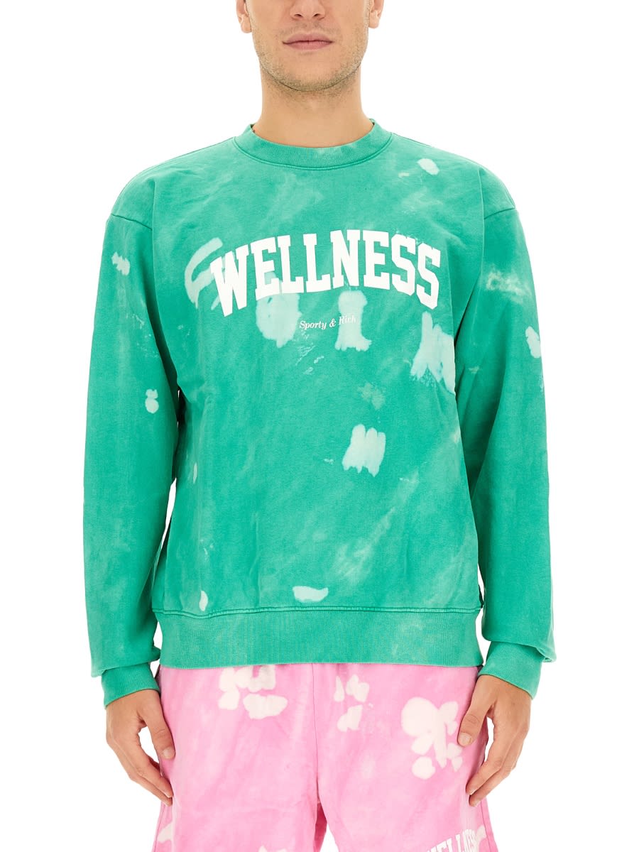 Sporty & Rich Wellness Ivy Sweatshirt In White