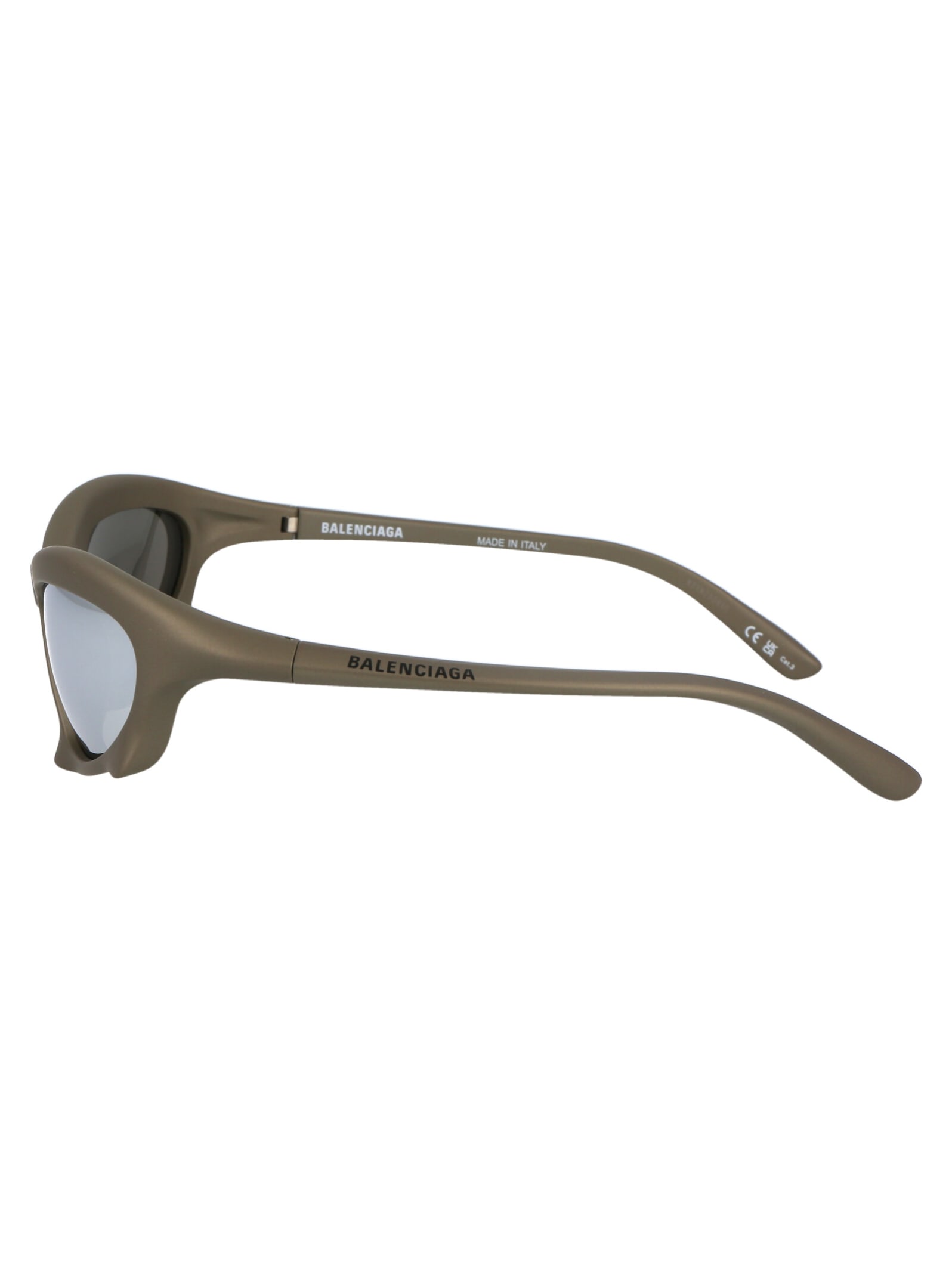 Shop Balenciaga Bb0229s Sunglasses In 002 Ruthenium Ruthenium Silver