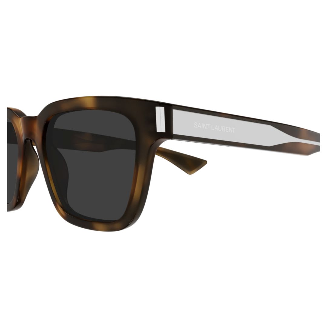 Saint Laurent Sl 790003 Havana Crystal Grey In Brown