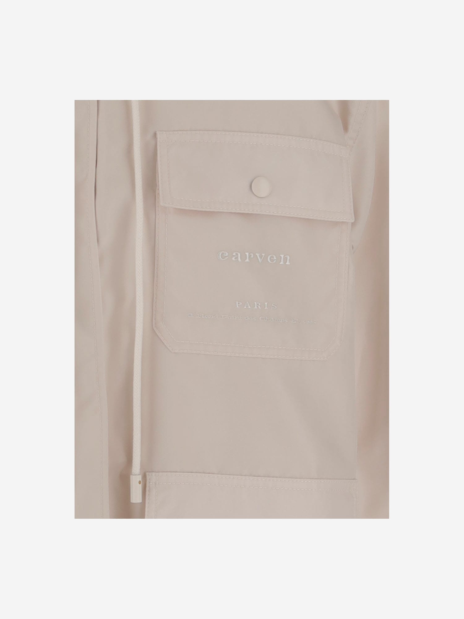 CARVEN NYLON HOODED JACKET