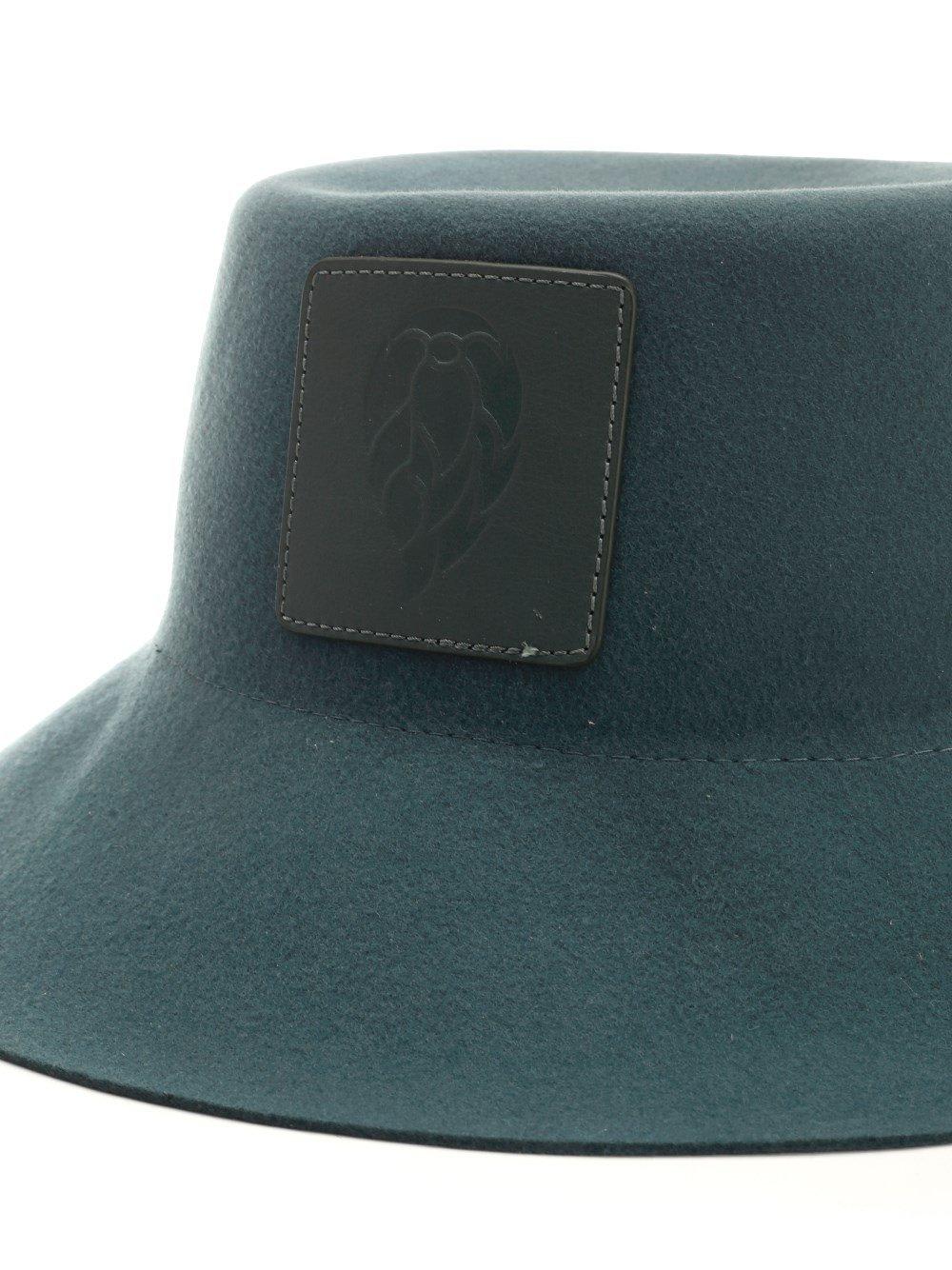 HELEN KAMINSKI LOGO PATCH FELT HAT 