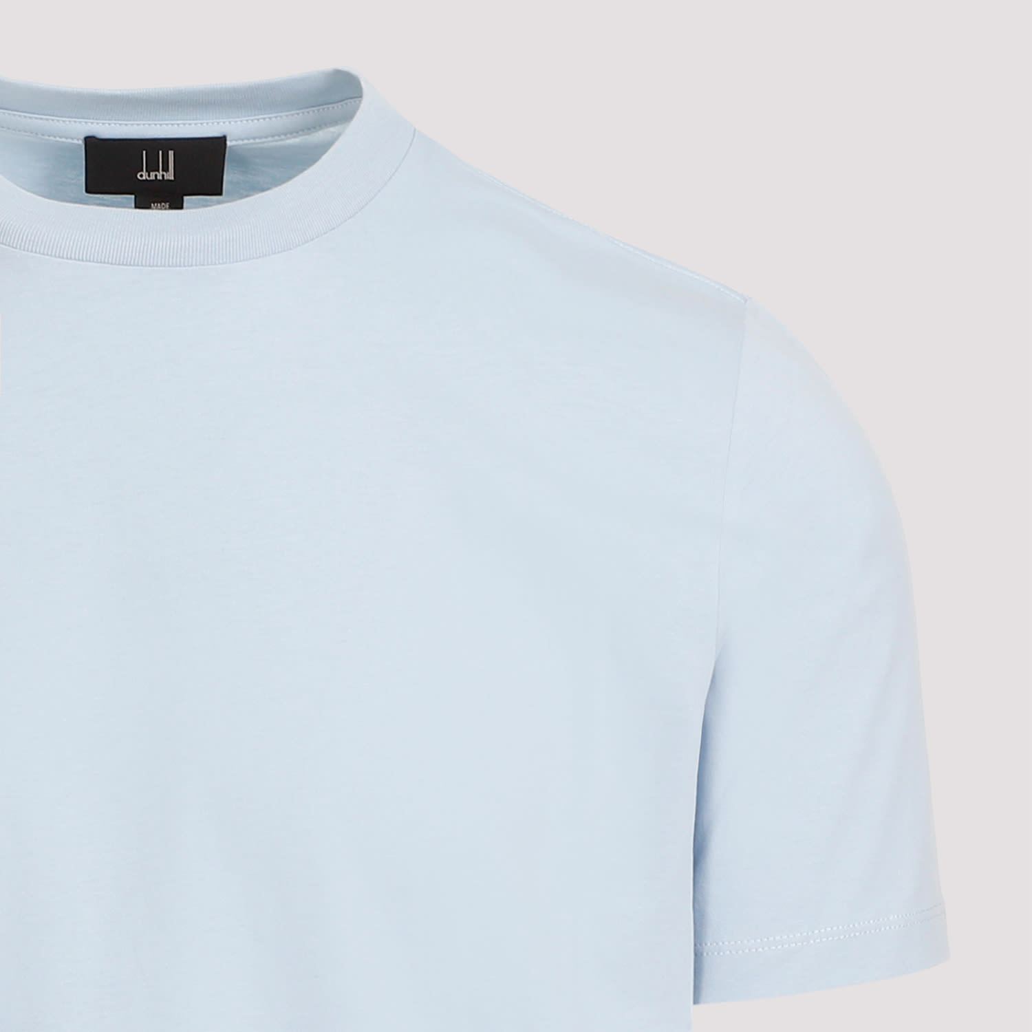 Shop Dunhill Ad Insignia Cotton T-shirt In Blue