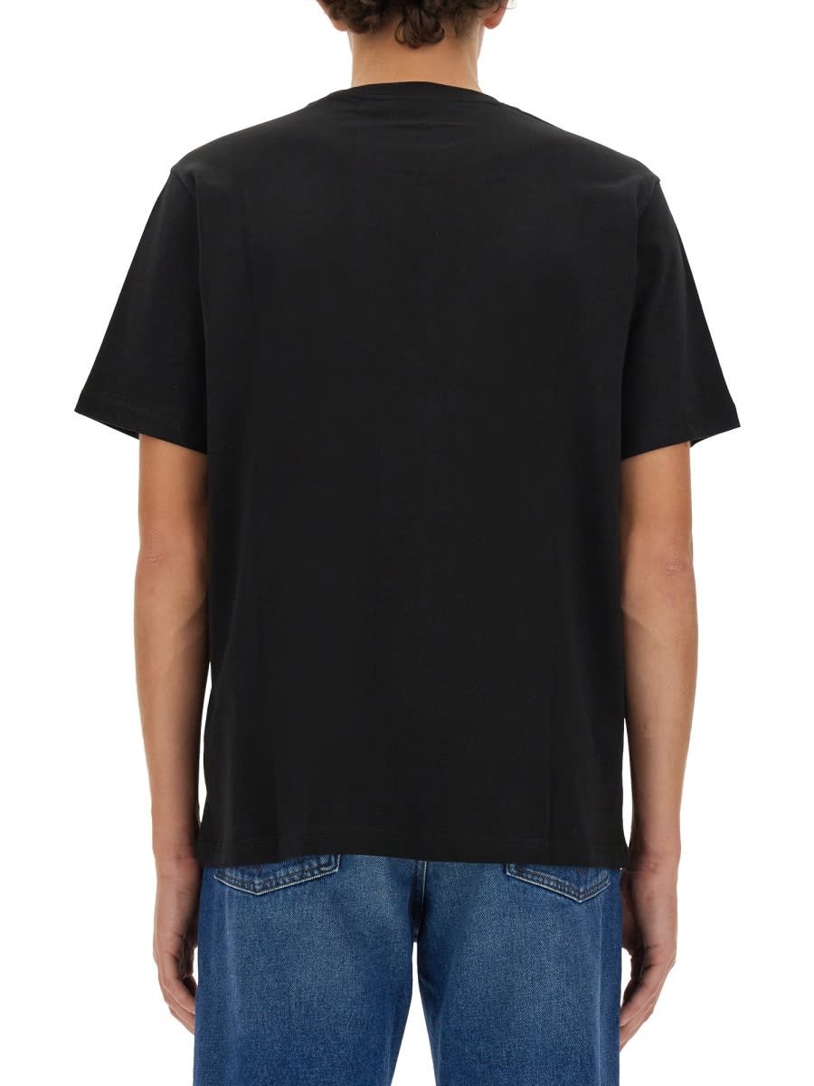 Shop Ps By Paul Smith Saturn T-shirt In Black