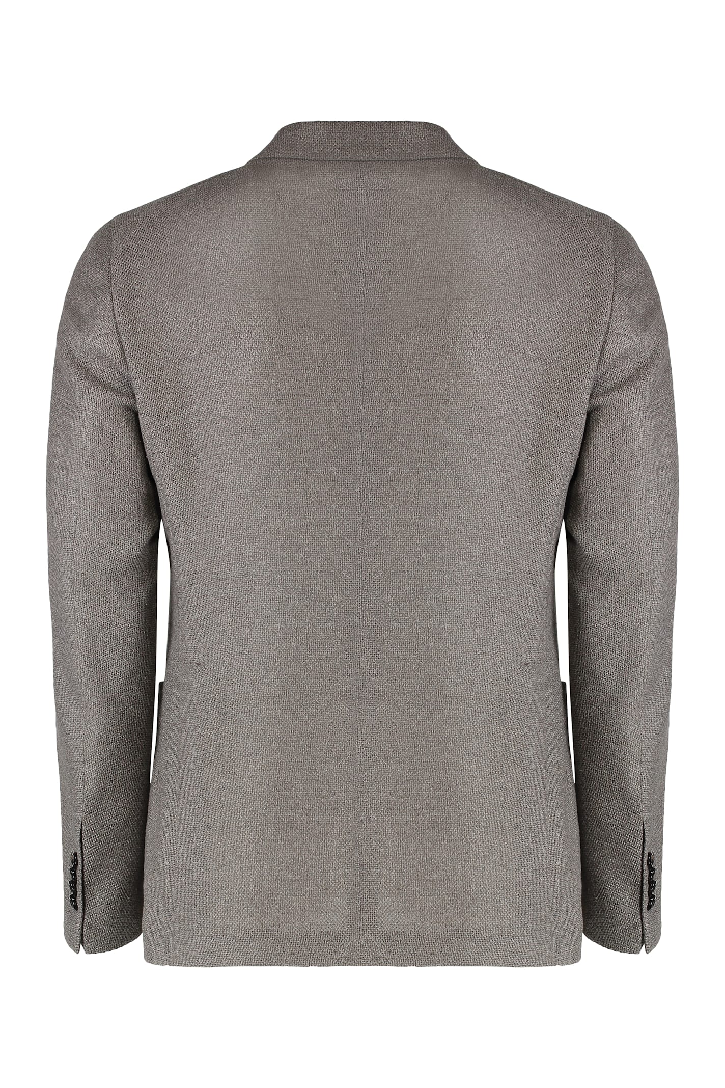 Tagliatore Double-breasted Wool And Silk Jacket