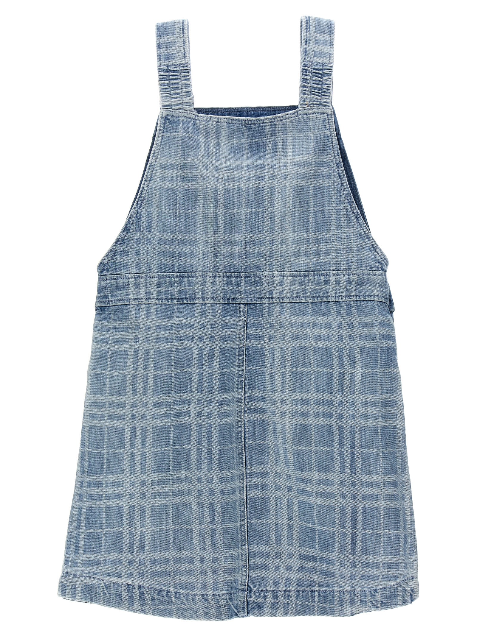 Shop Burberry Maetine Dress In Light Blue