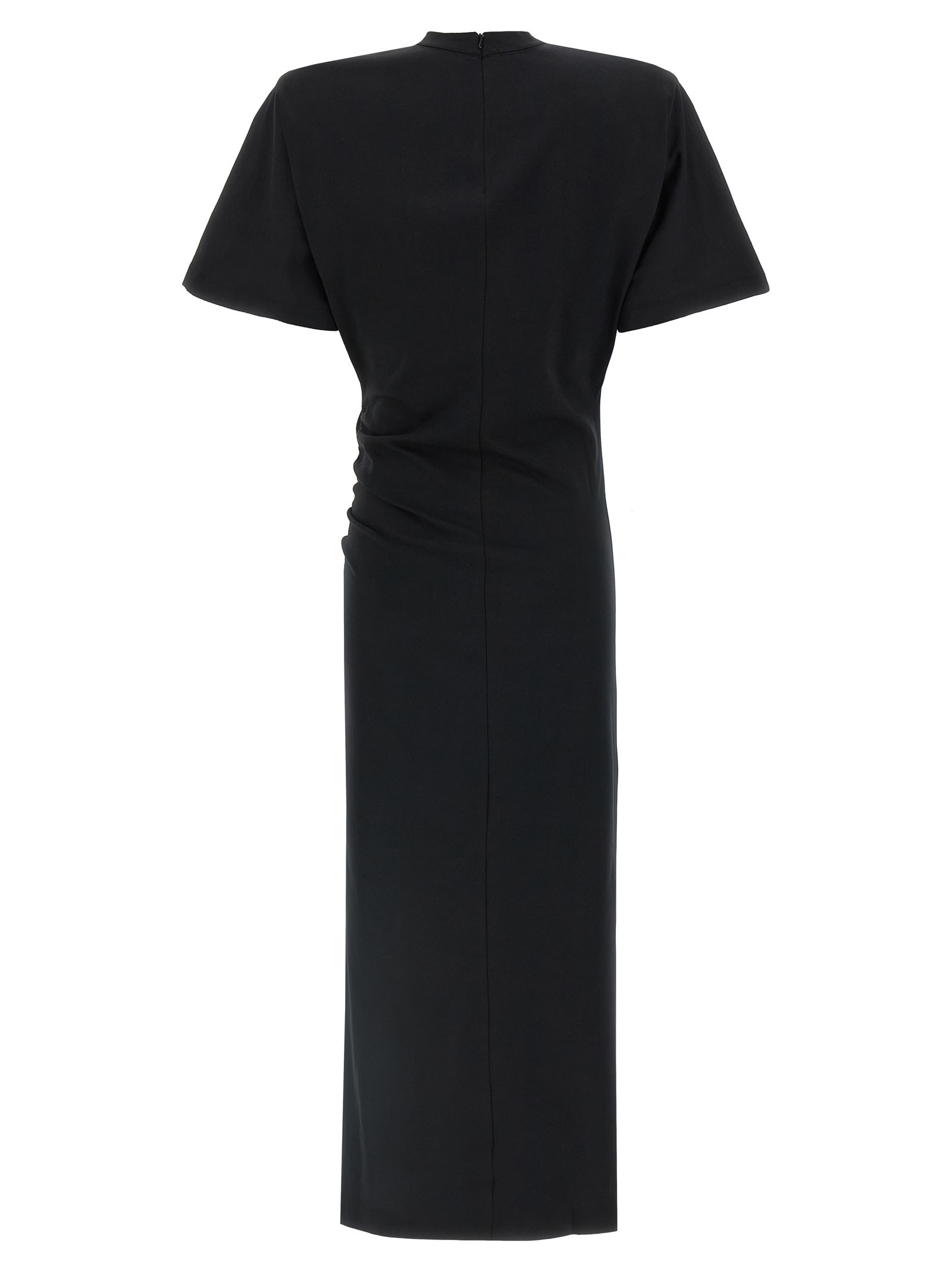 Pinko Long T-shirt Dress With Padded Shoulders