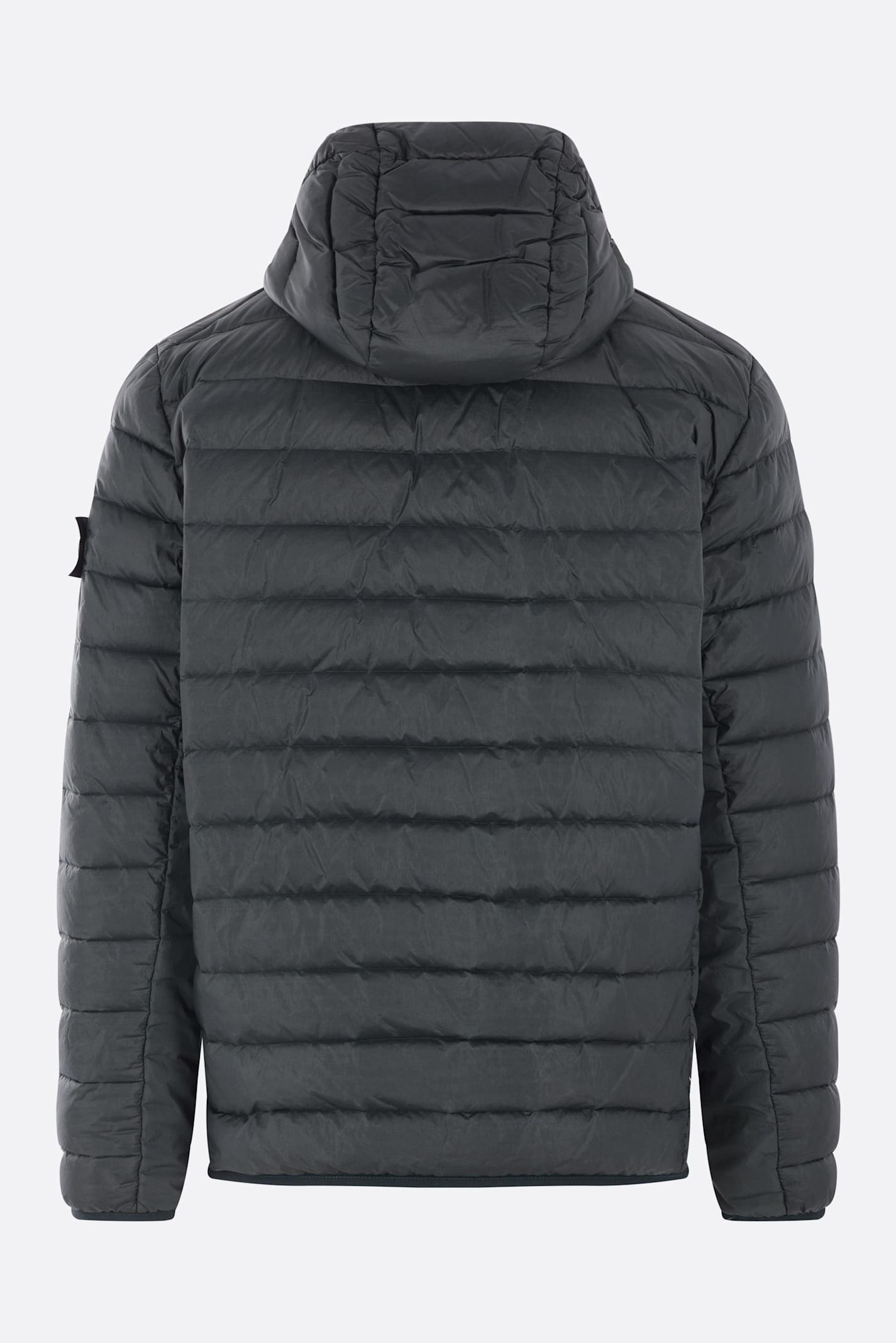 Stone Island Loom Woven Chambers R-nylon Down Jacket In Green