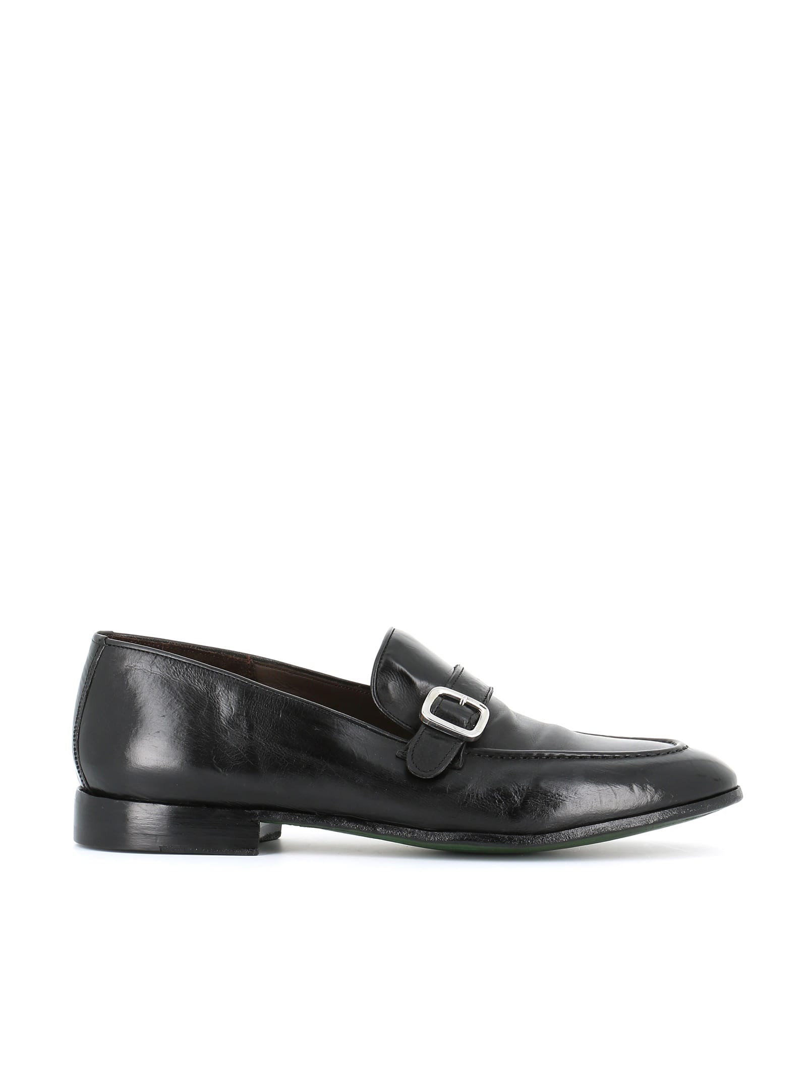 Green George Buckle Loafer 5096