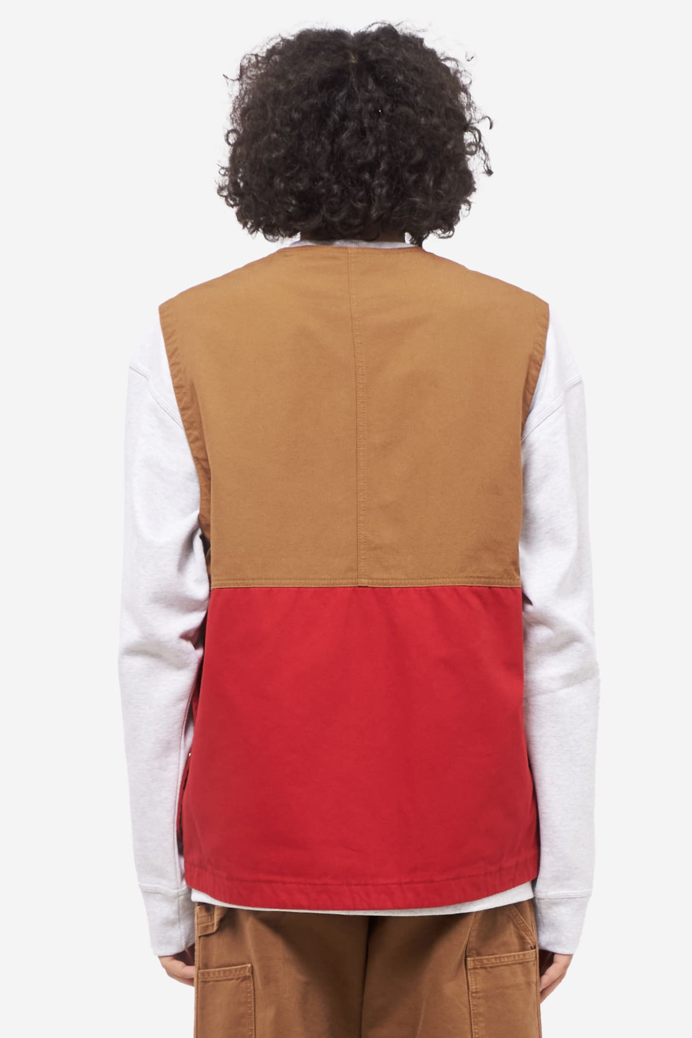 Shop Carhartt Heston Vest In Brown
