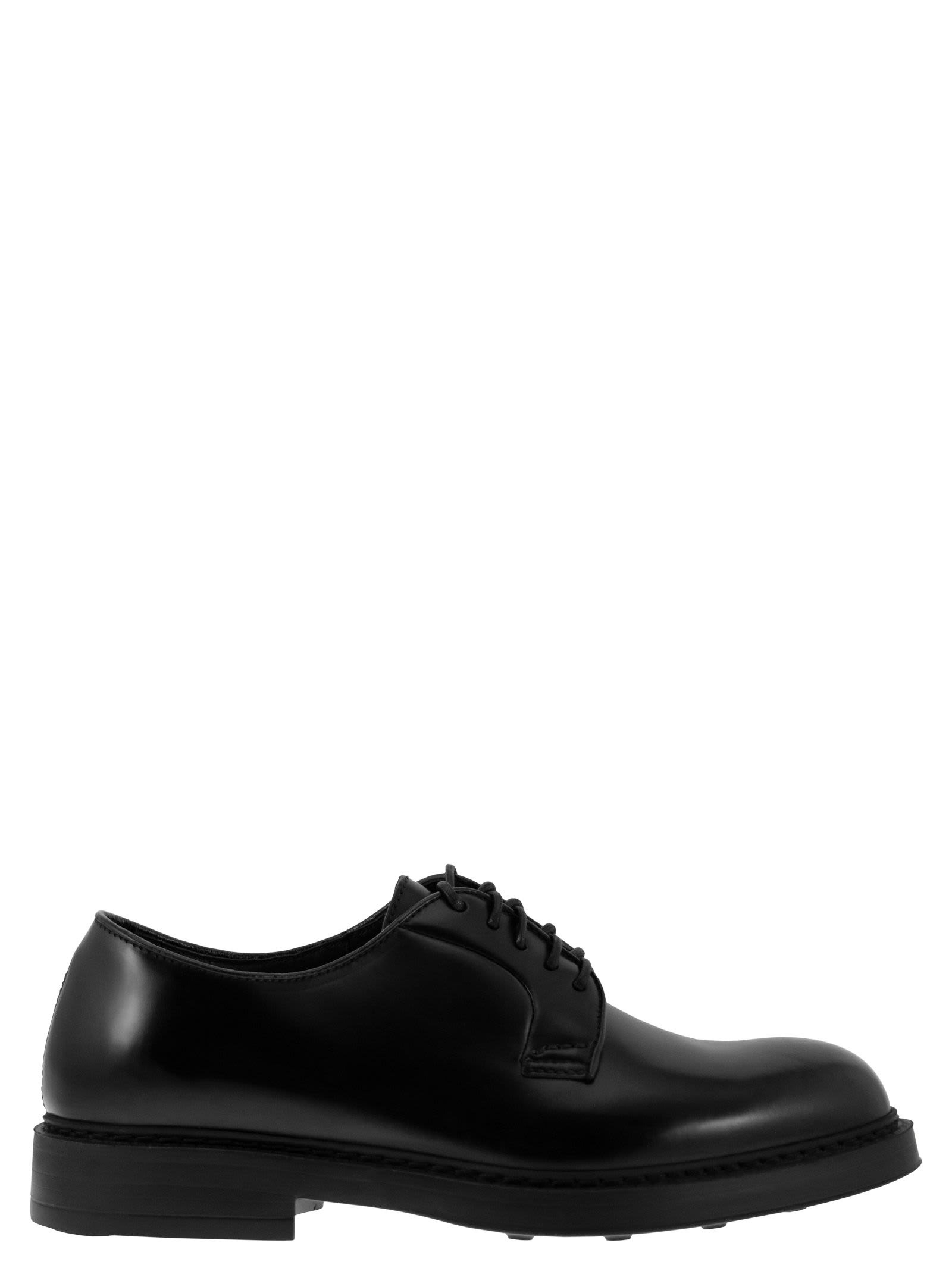 Leather Derby Lace-up