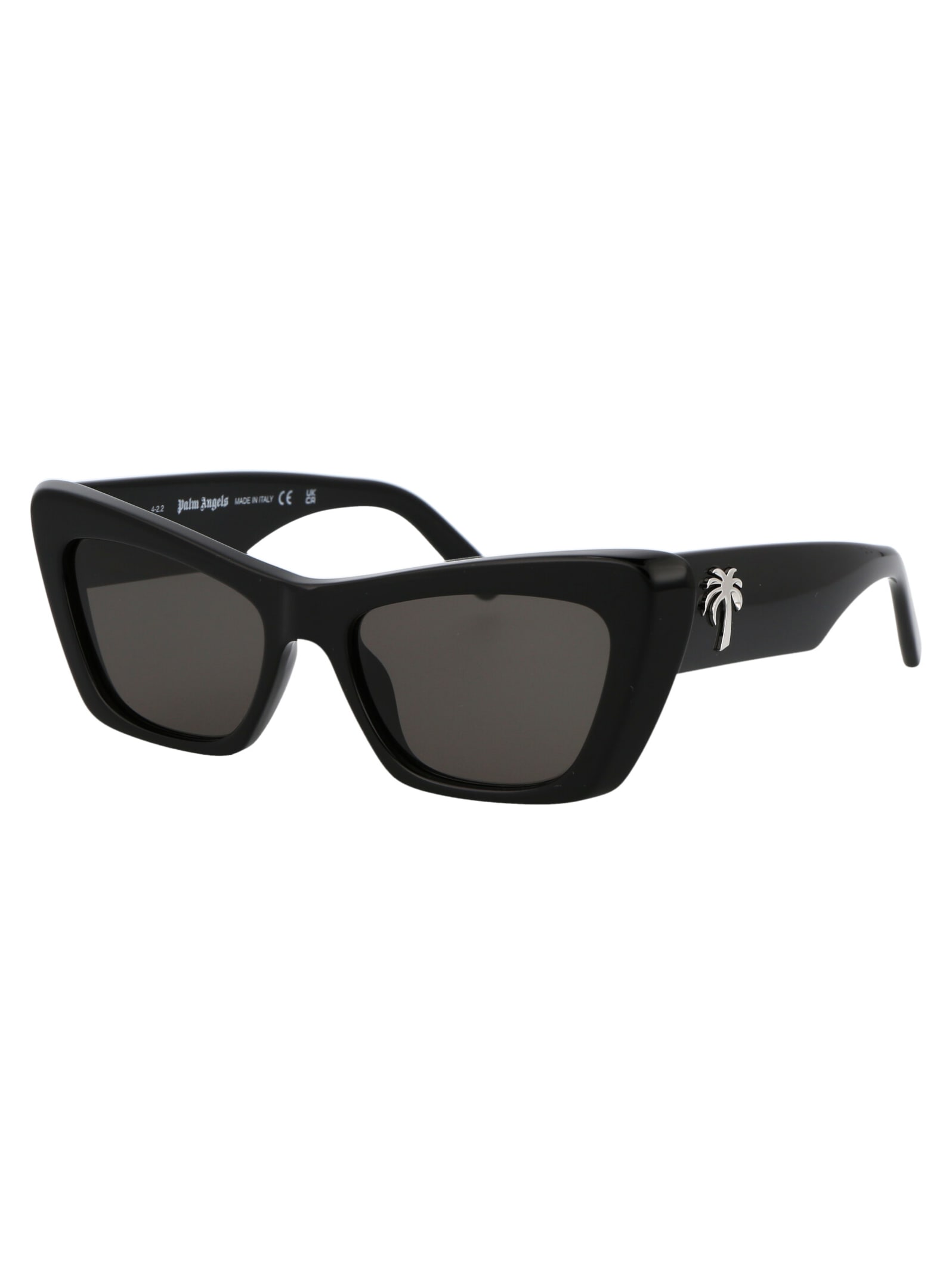 Shop Palm Angels Hermosa Sunglasses In 1007 Black