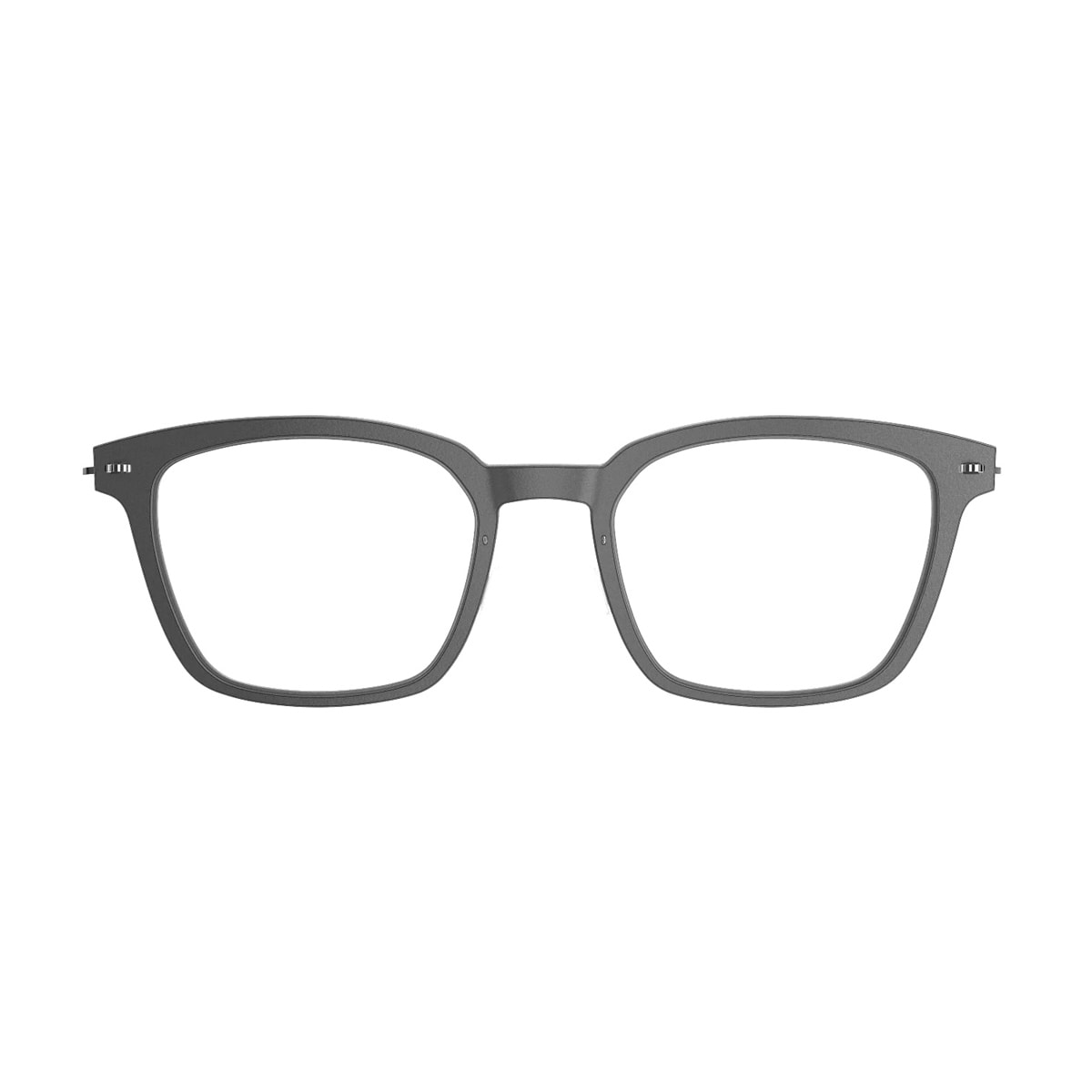 N. o.w. 6645 D16/p10/802 Nero Satinato Grigio Chiaro Glasses
