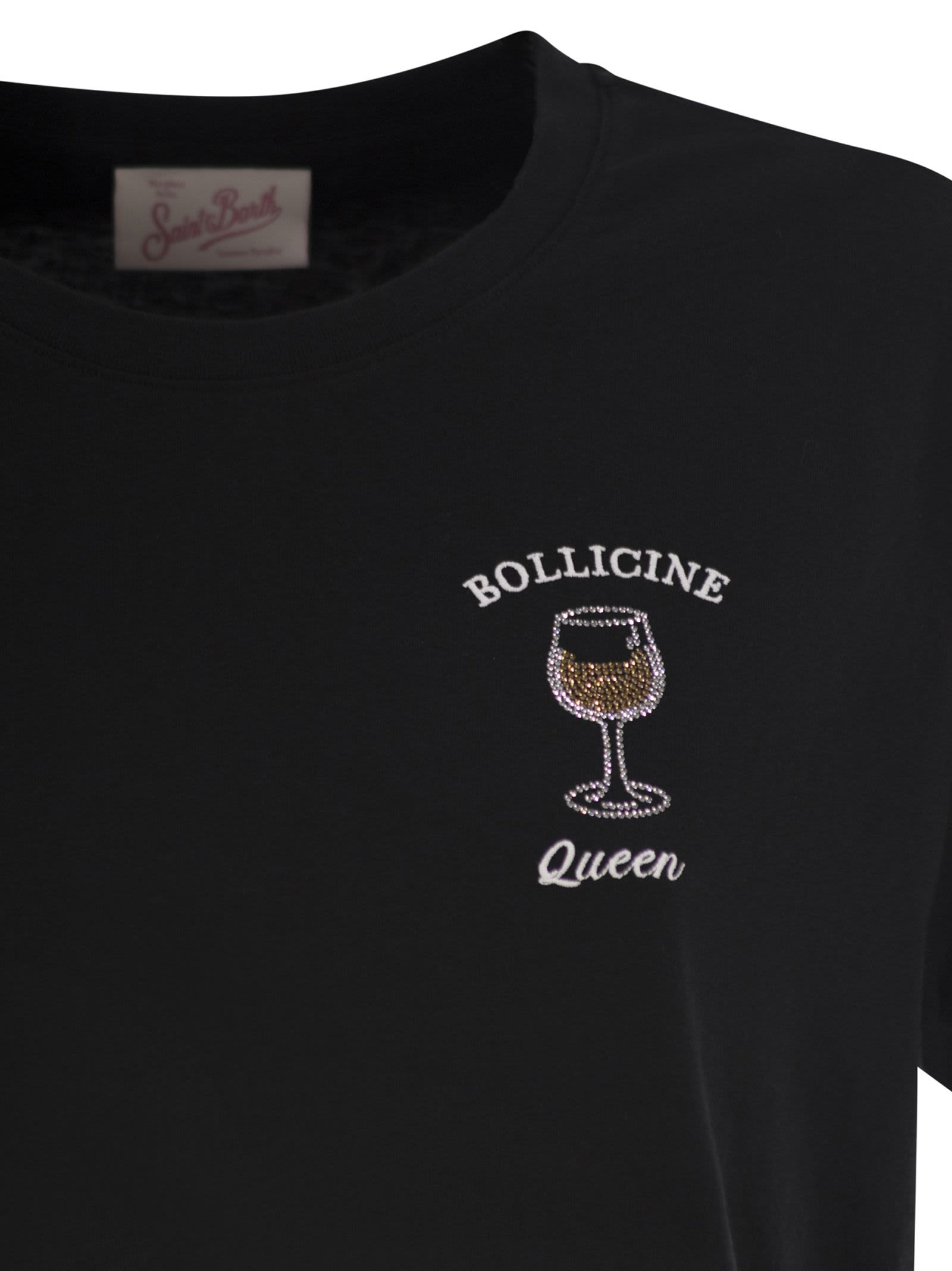 Mc2 Saint Barth Emilie - T-shirt With Embroidery On Chest