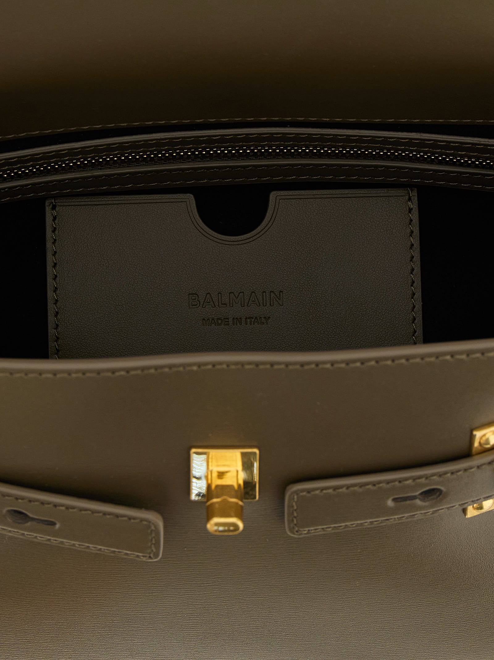 Balmain B-buzz 23 Handbag In Brown