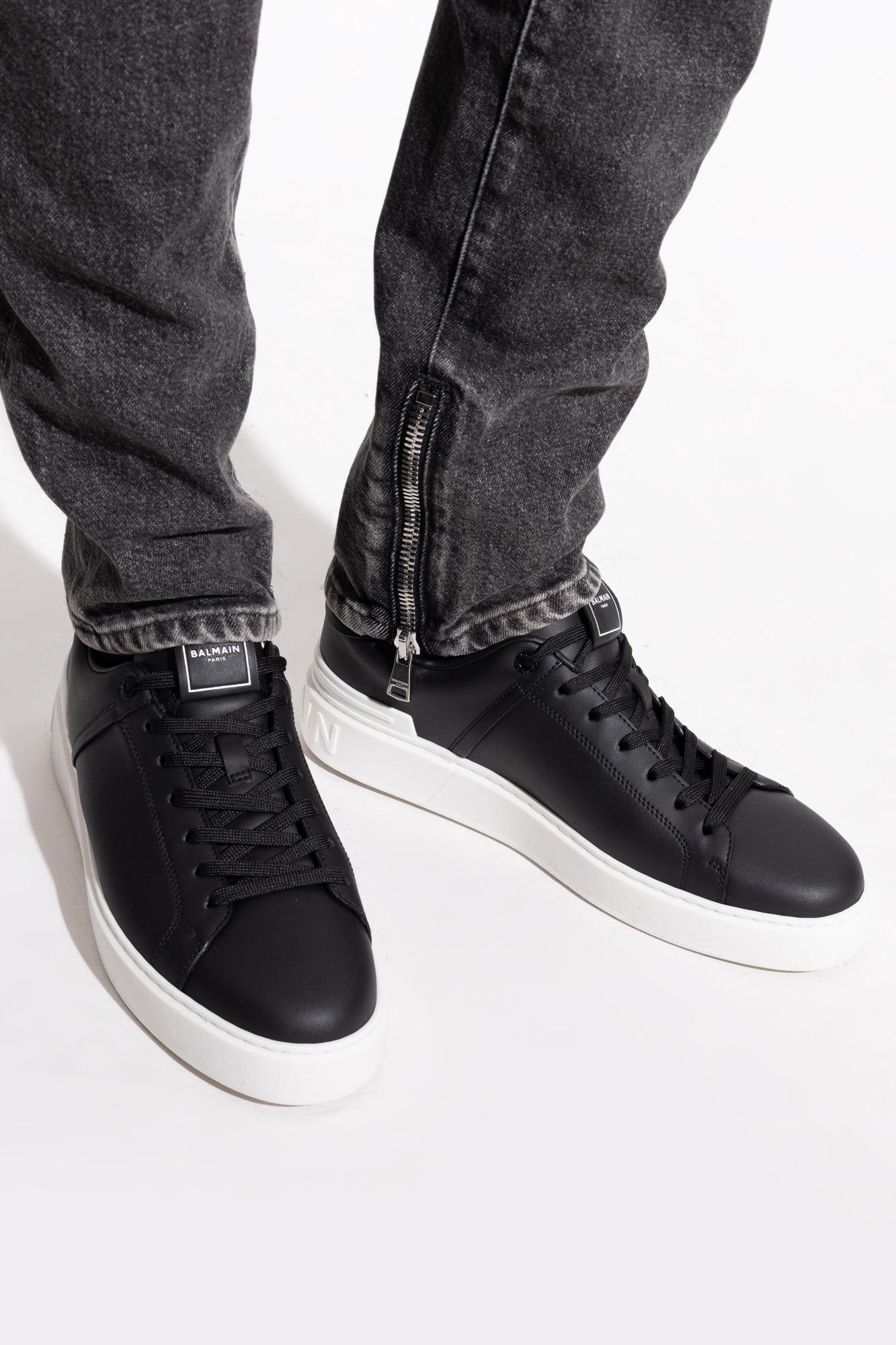 Balmain B-court Sports Shoes In Black
