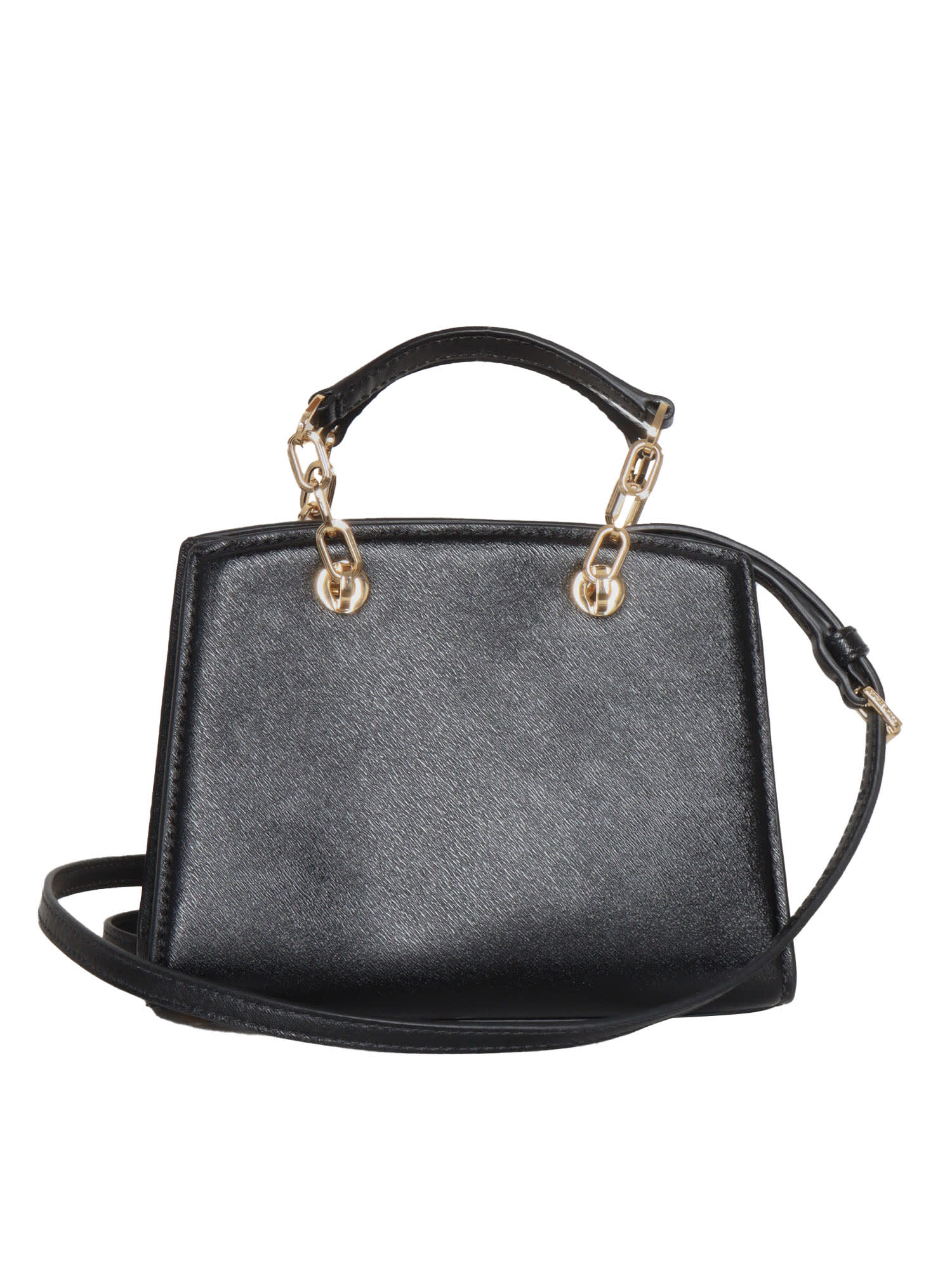 Shop Michael Kors Black Xbody Leather Handbag