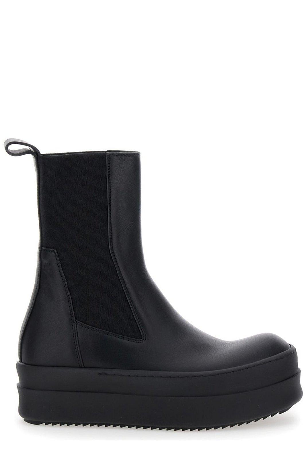 Shop Rick Owens Mega Bumper Beatle Round Toe Boots