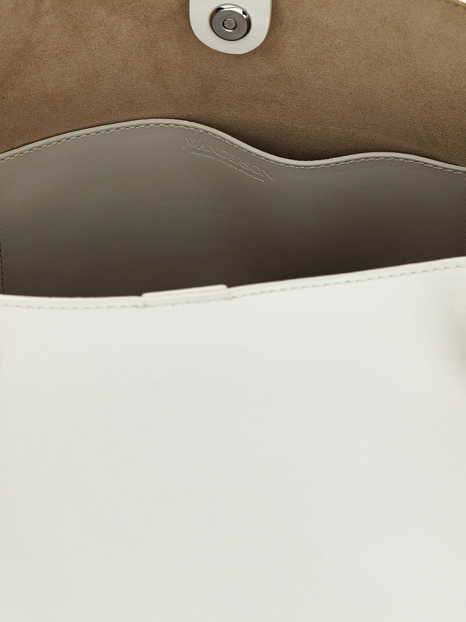Jw Anderson J.w.anderson 'the Jwa Corner Bucket' Shopping Bag In White