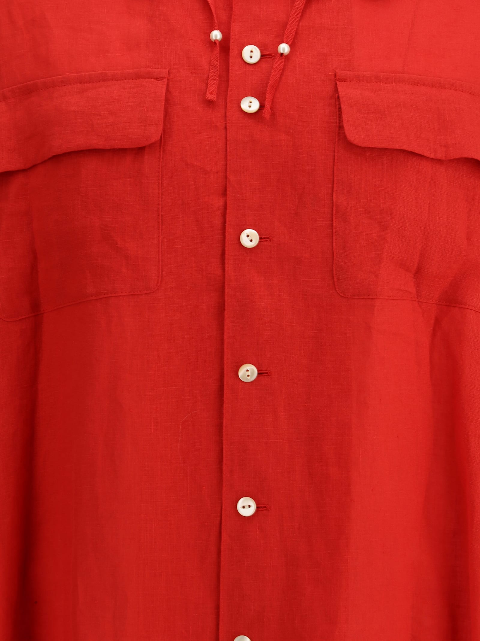 Undercover Oversized Shirt Drawstring Hem