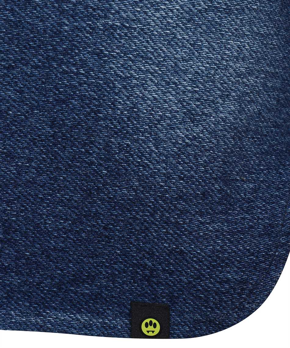 Barrow Cotton Mini-dress In Blue