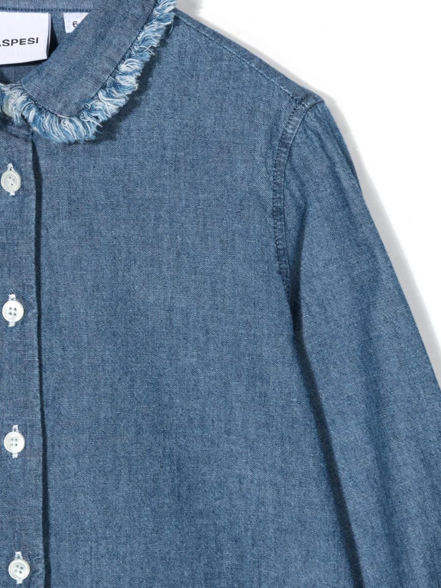 Shop Aspesi Shirt M/l In Denim
