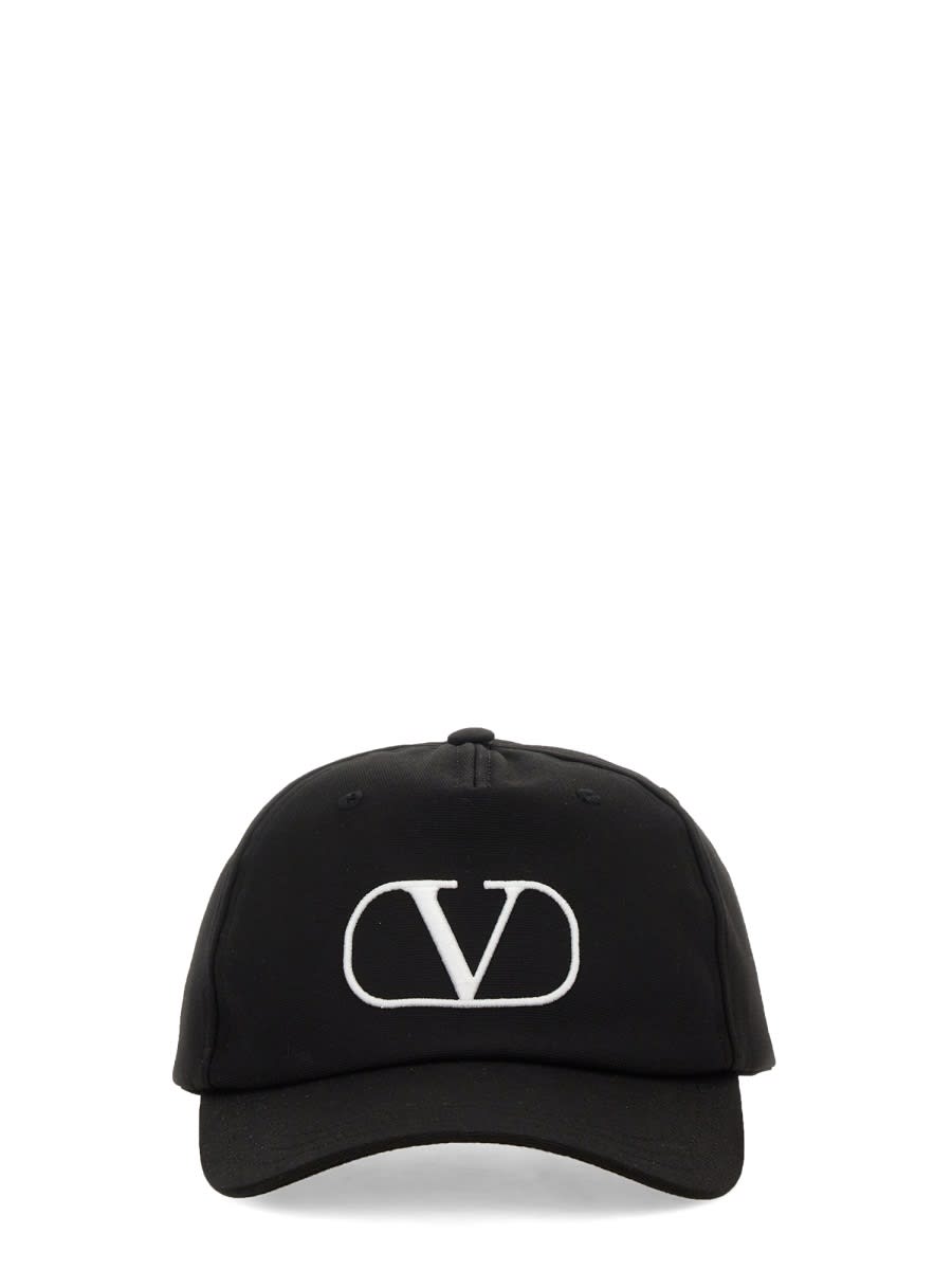 VALENTINO GARAVANI BASEBALL HAT WITH LOGO 