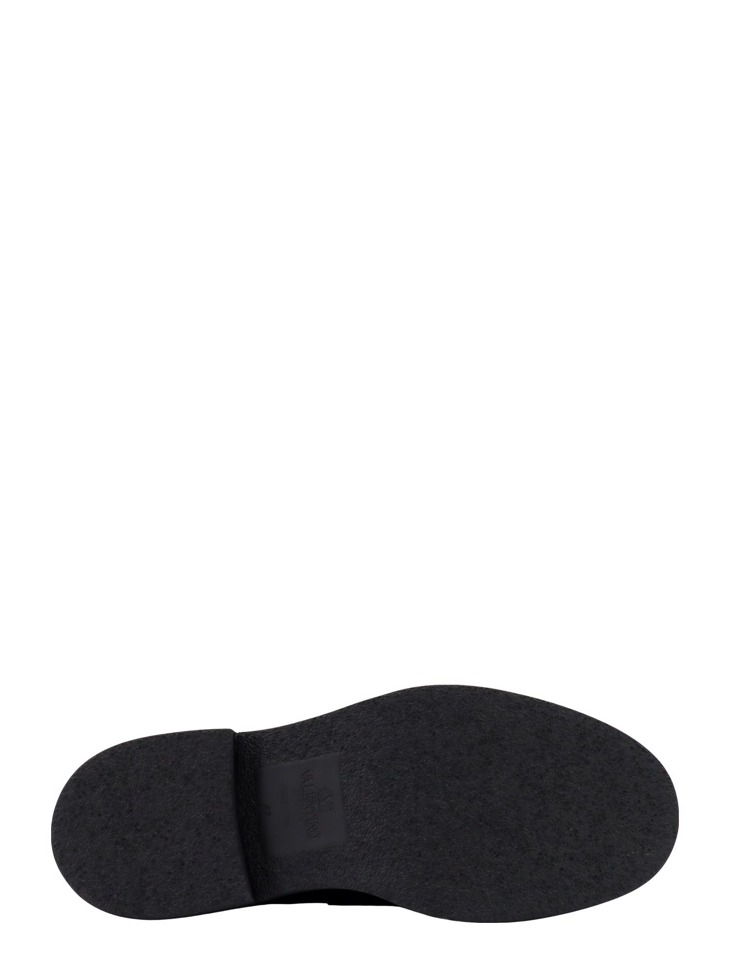 Shop Valentino Loafer In Black