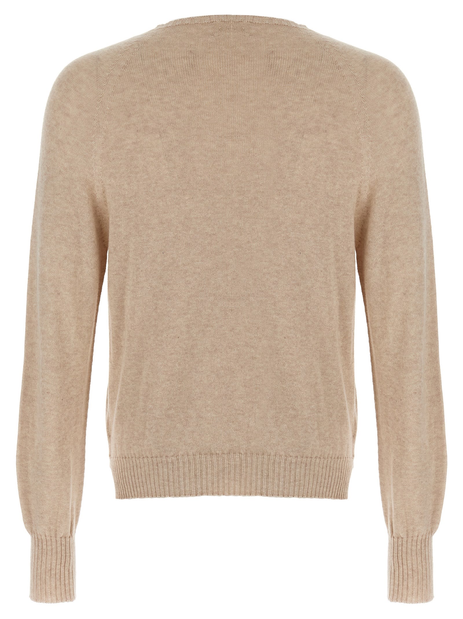 Ma'ry'ya Cashmere Cotton Sweater In Neutral