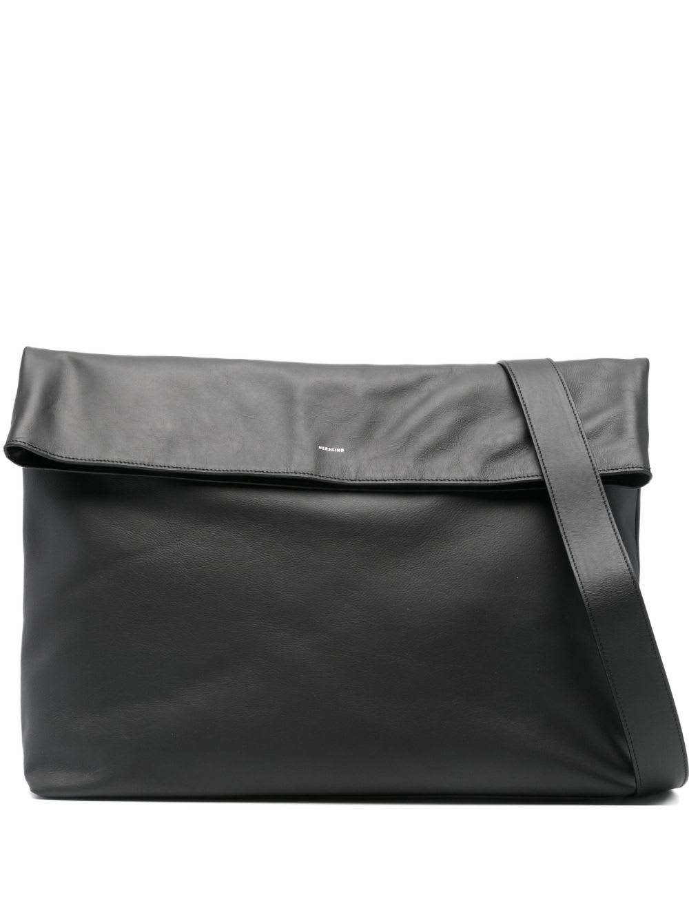 Herskind Sofia Leather Tote Bag In Black