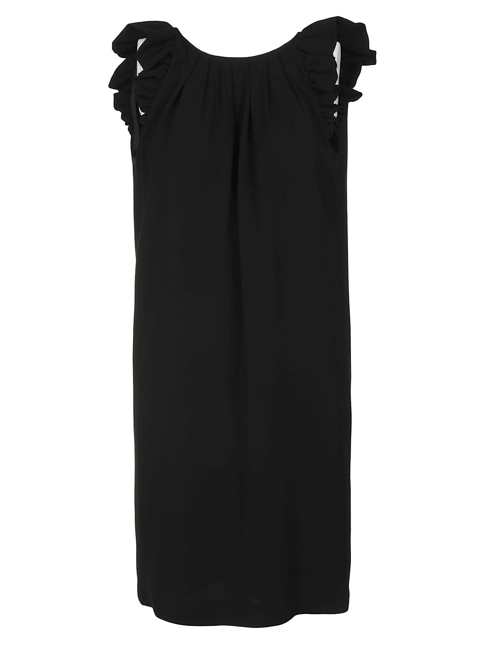 Photo of  Aspesi Ruffle Sided Sleeveless Dress- shop Aspesi Dresses online sales