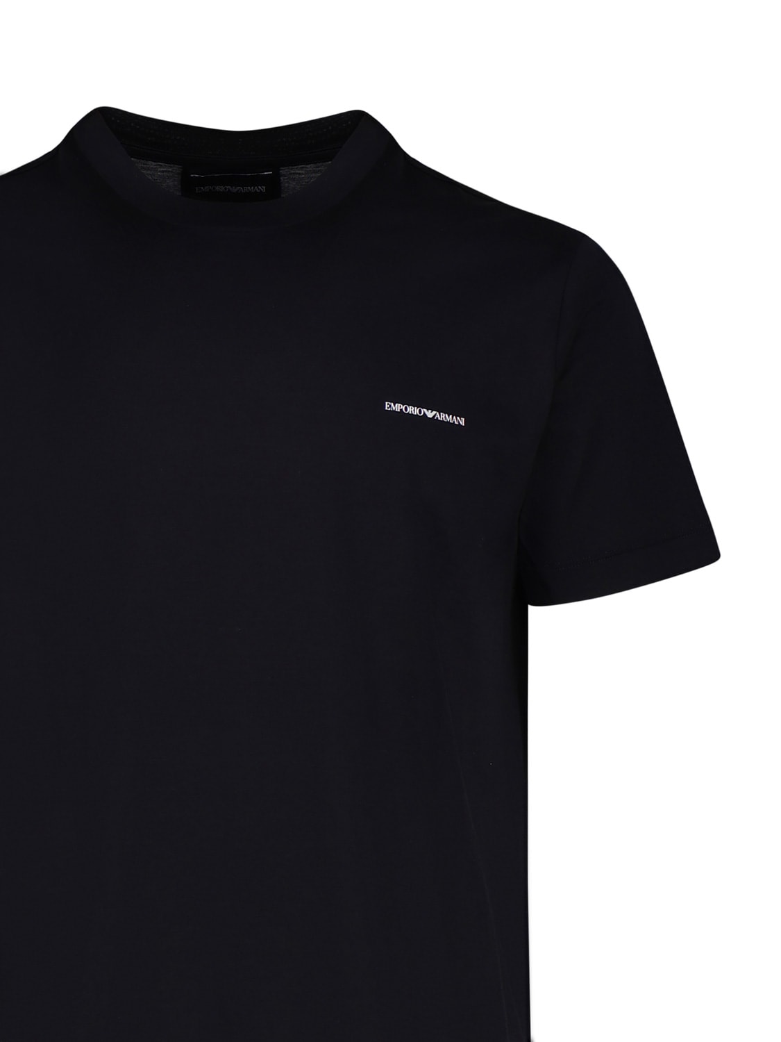 Shop Emporio Armani Printed T-shirt In Blue
