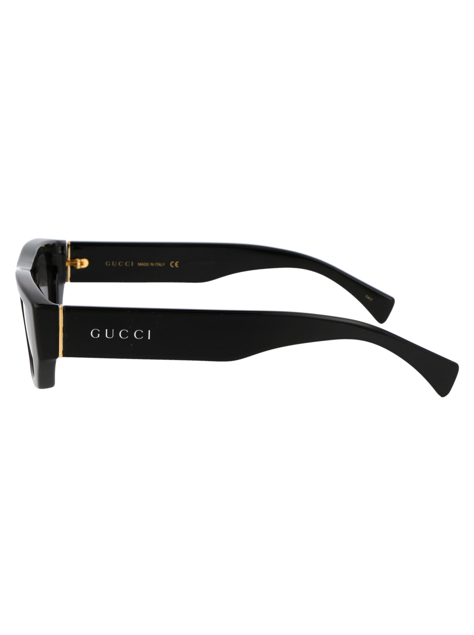 Shop Gucci Gg1134s Sunglasses In 002 Black Black Grey