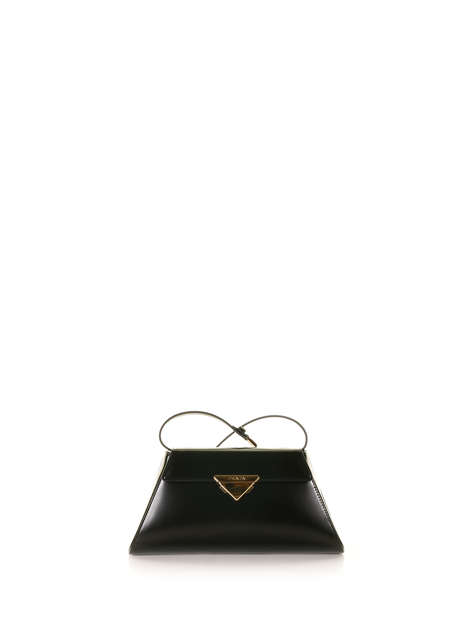 Medium Handbag In Brushed Leather