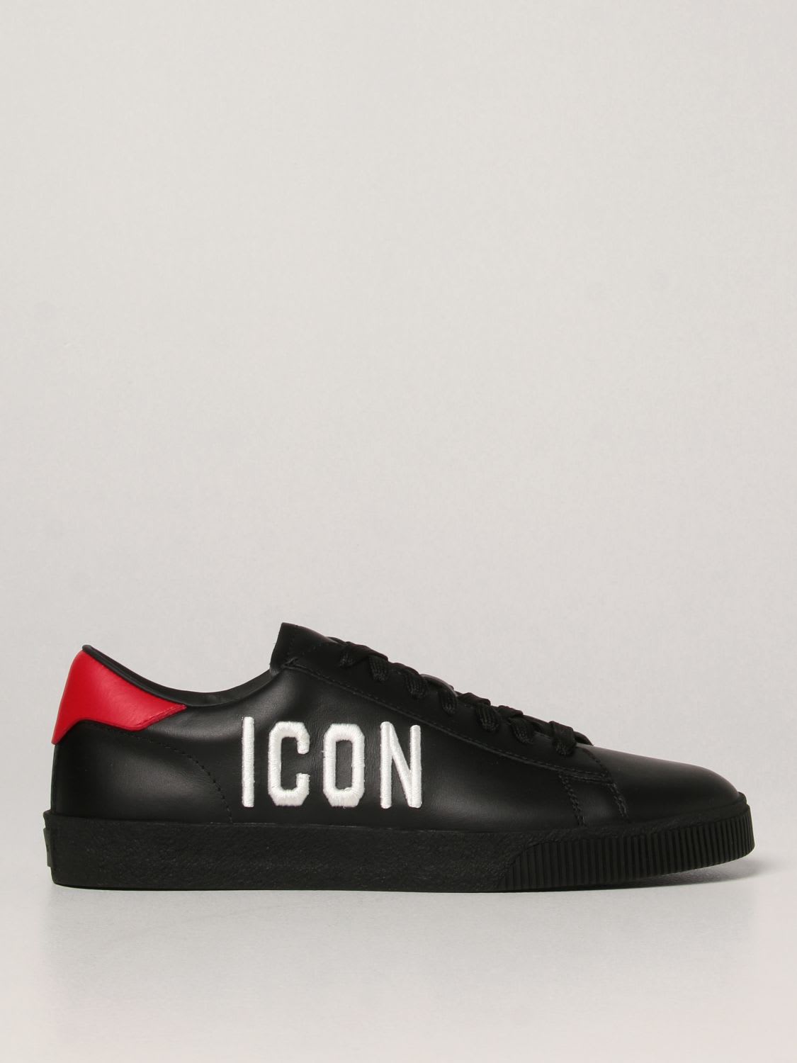 Dsquared2 Sneakers Icon Dsquared2 Sneakers In Leather With Logo