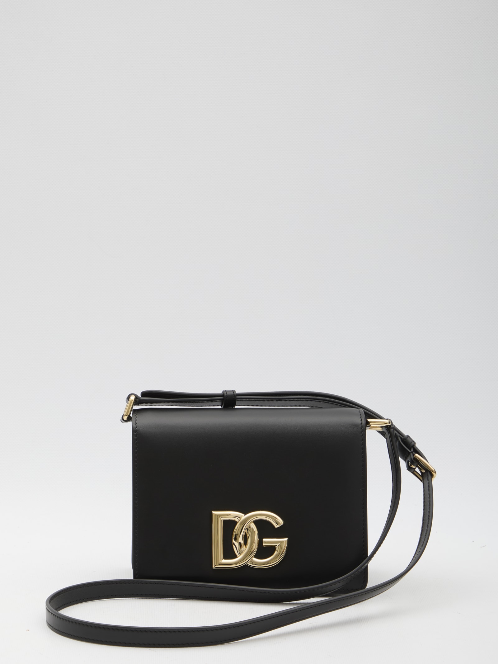 Dolce & Gabbana 3.5 Crossbody Bag In Black