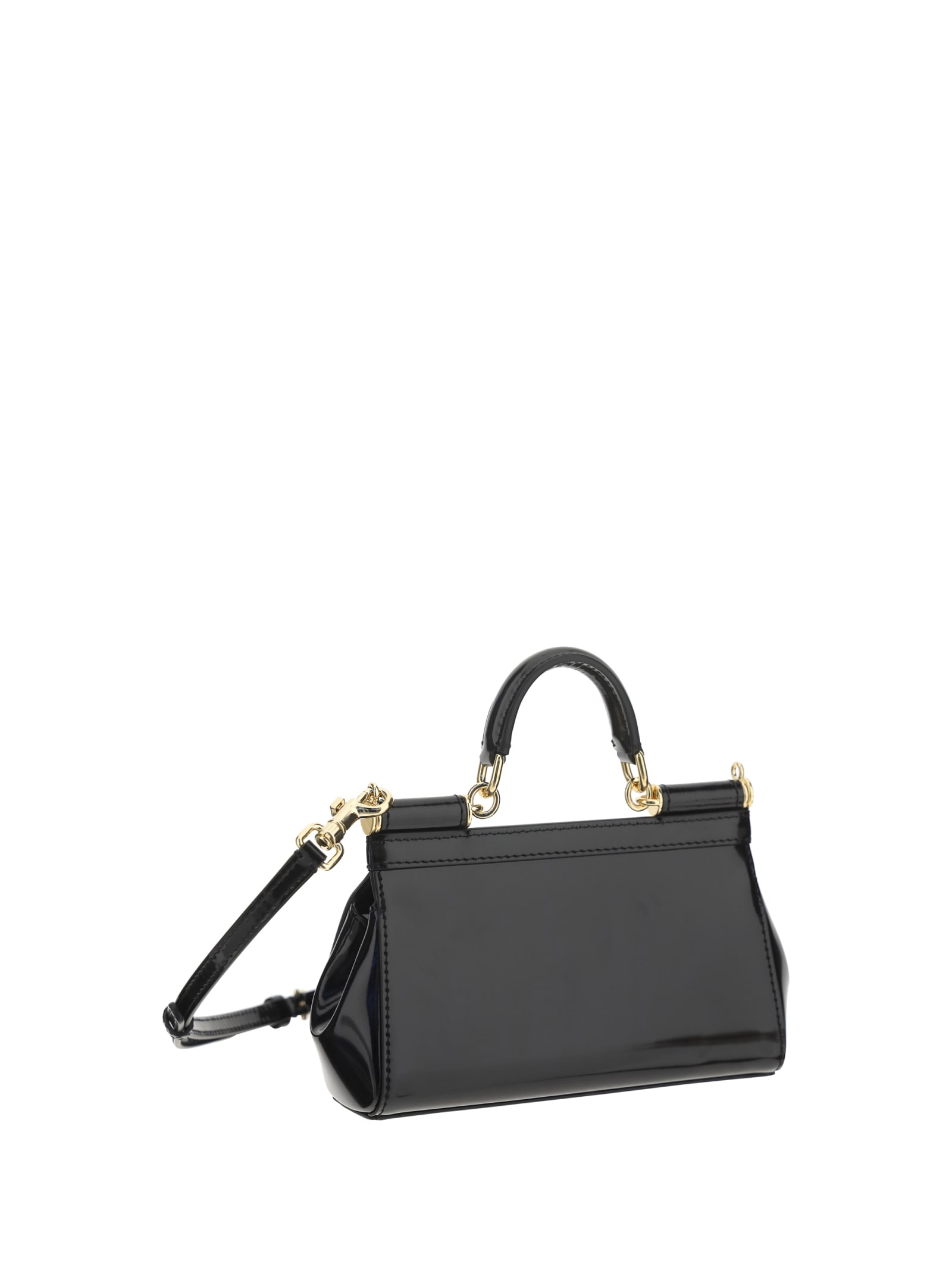 Shop Dolce & Gabbana Sicily Handbag In Nero