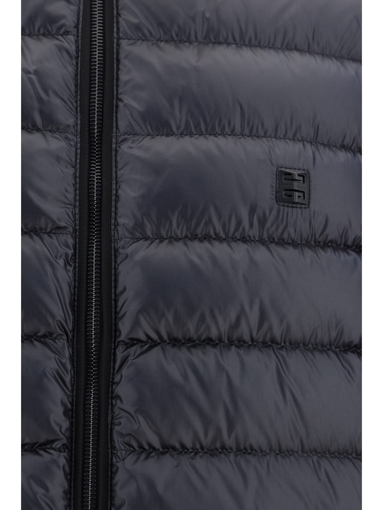 Shop Givenchy Down Jacket In Black