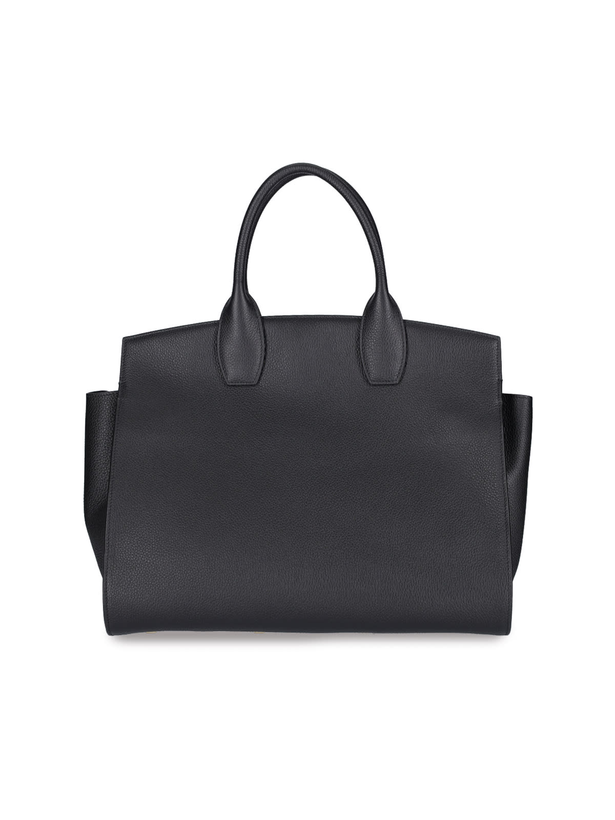 Shop Ferragamo Studio Medium Hand Bag In Black