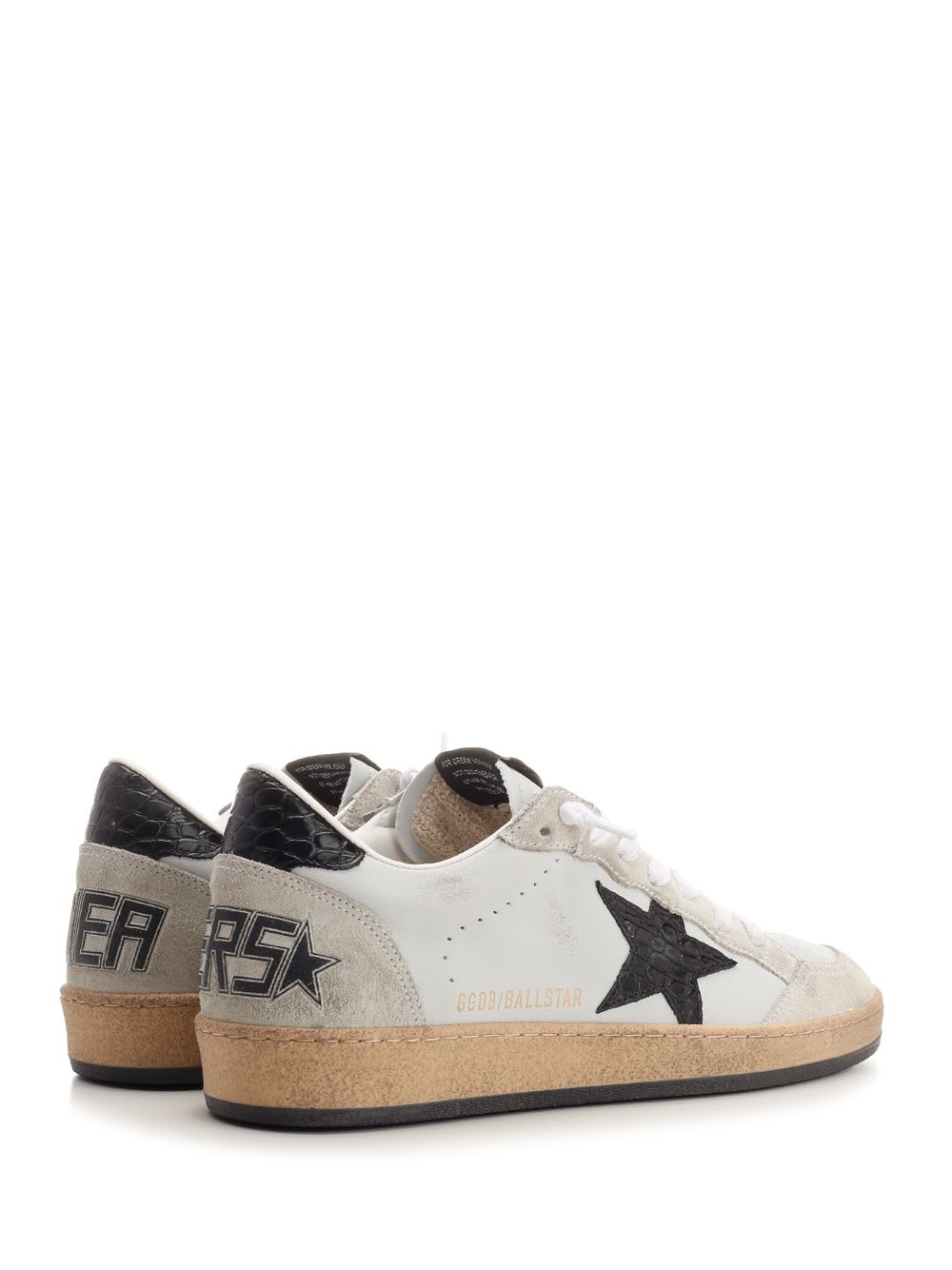 Shop Golden Goose Ball Star Sneakers In Grigio