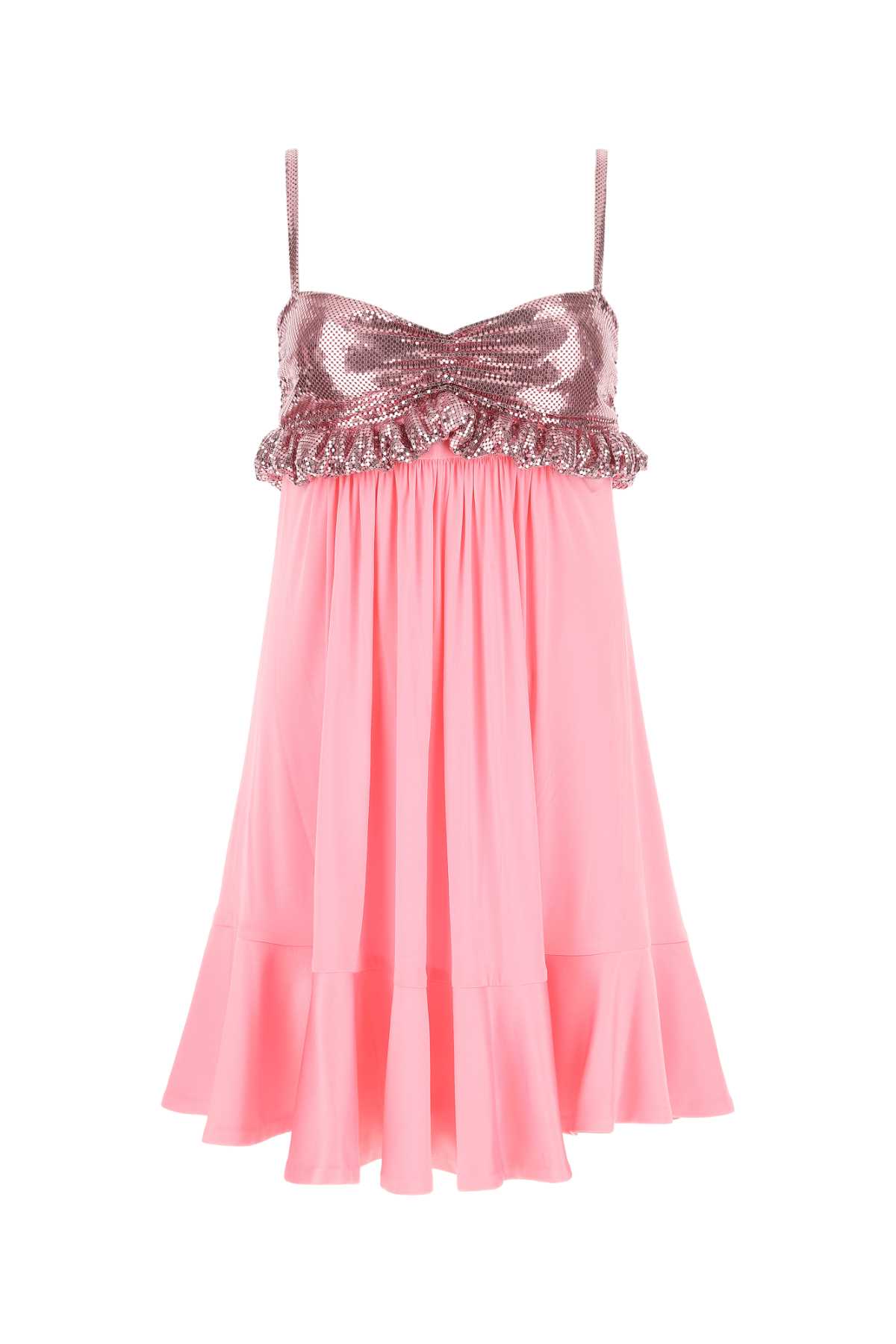 Pink Stretch Viscose Dress