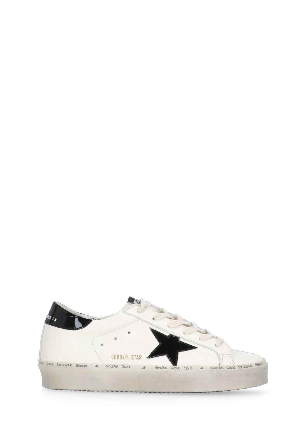 Shop Golden Goose Hi Star Classic Sneakers In White