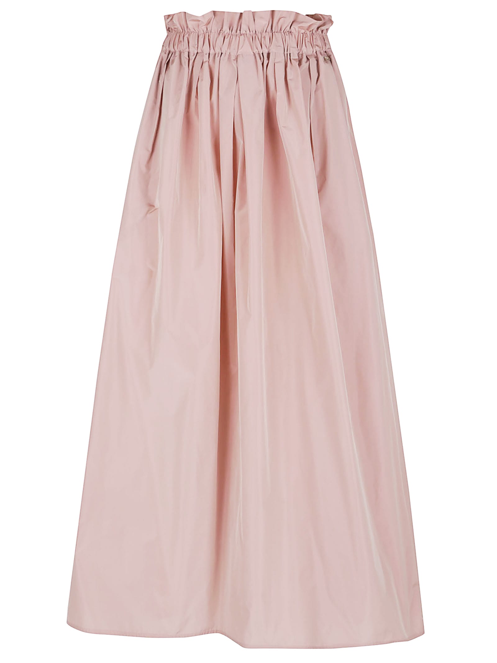 Herno Gathered Taffeta Maxi Skirt With Water-repellent Treatment
