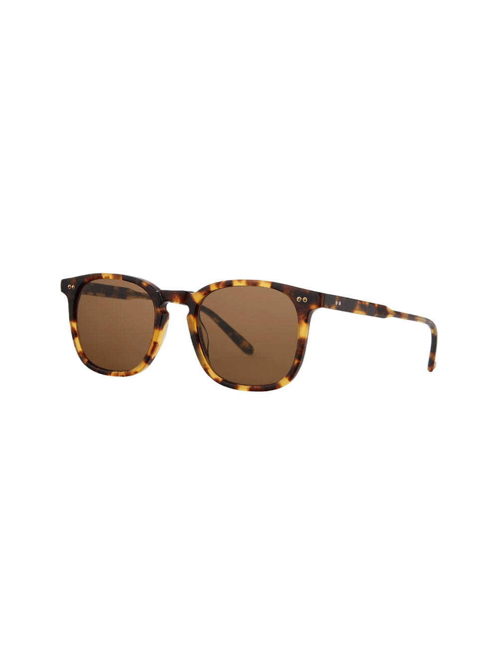 Garrett Leight Ruskin Sun Bio Spotted Tortoise/bio Copper Sunglasses