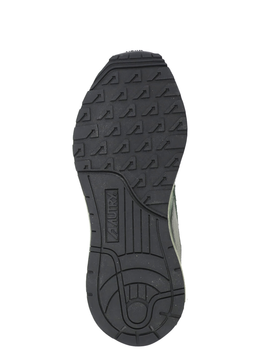 Autry Reelwind Metallic-panel Suede Sneakers In Green
