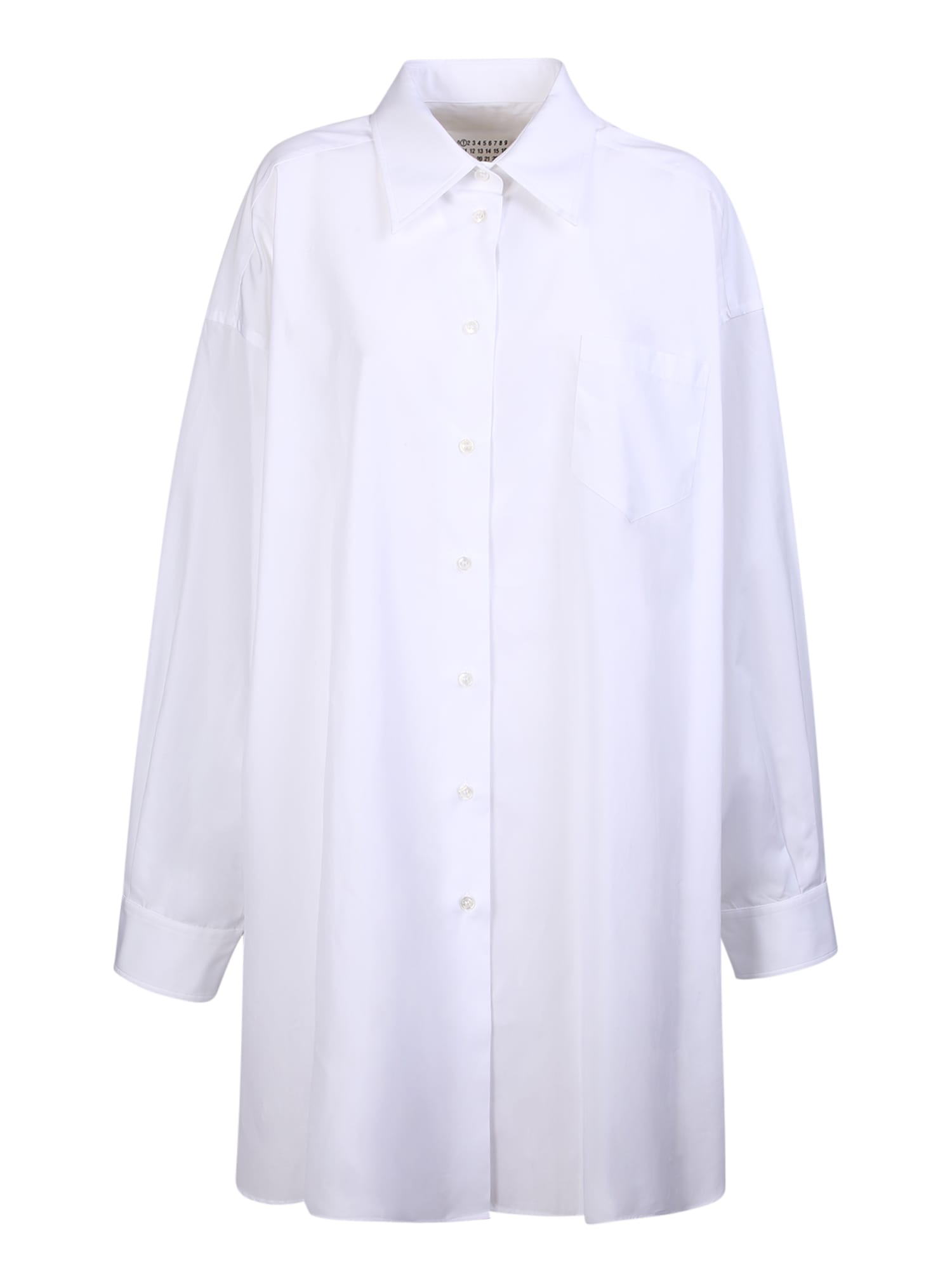 Shop Maison Margiela Oversize Shirt In White