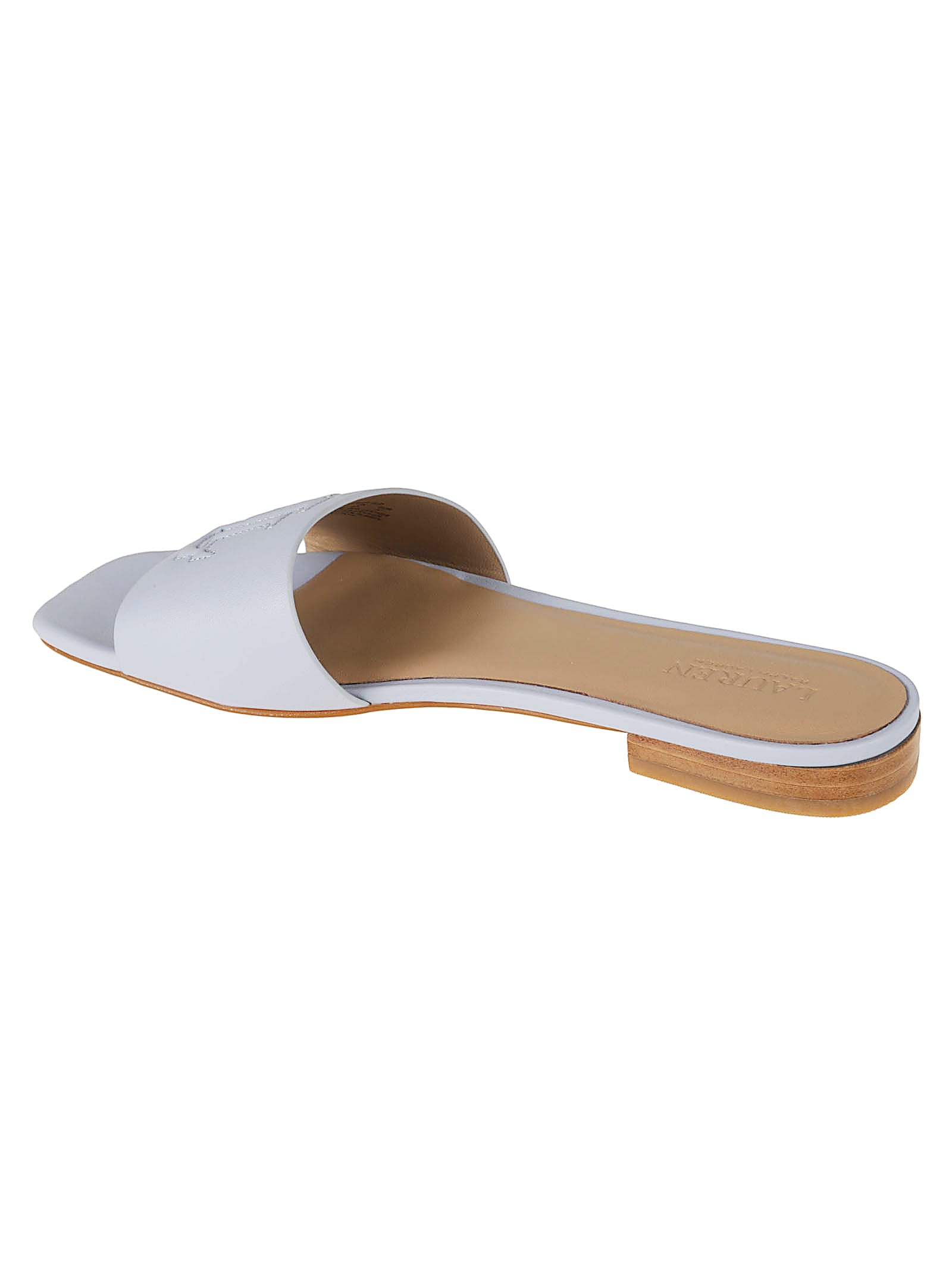 Ralph Lauren Everley Sliders In Light Blue